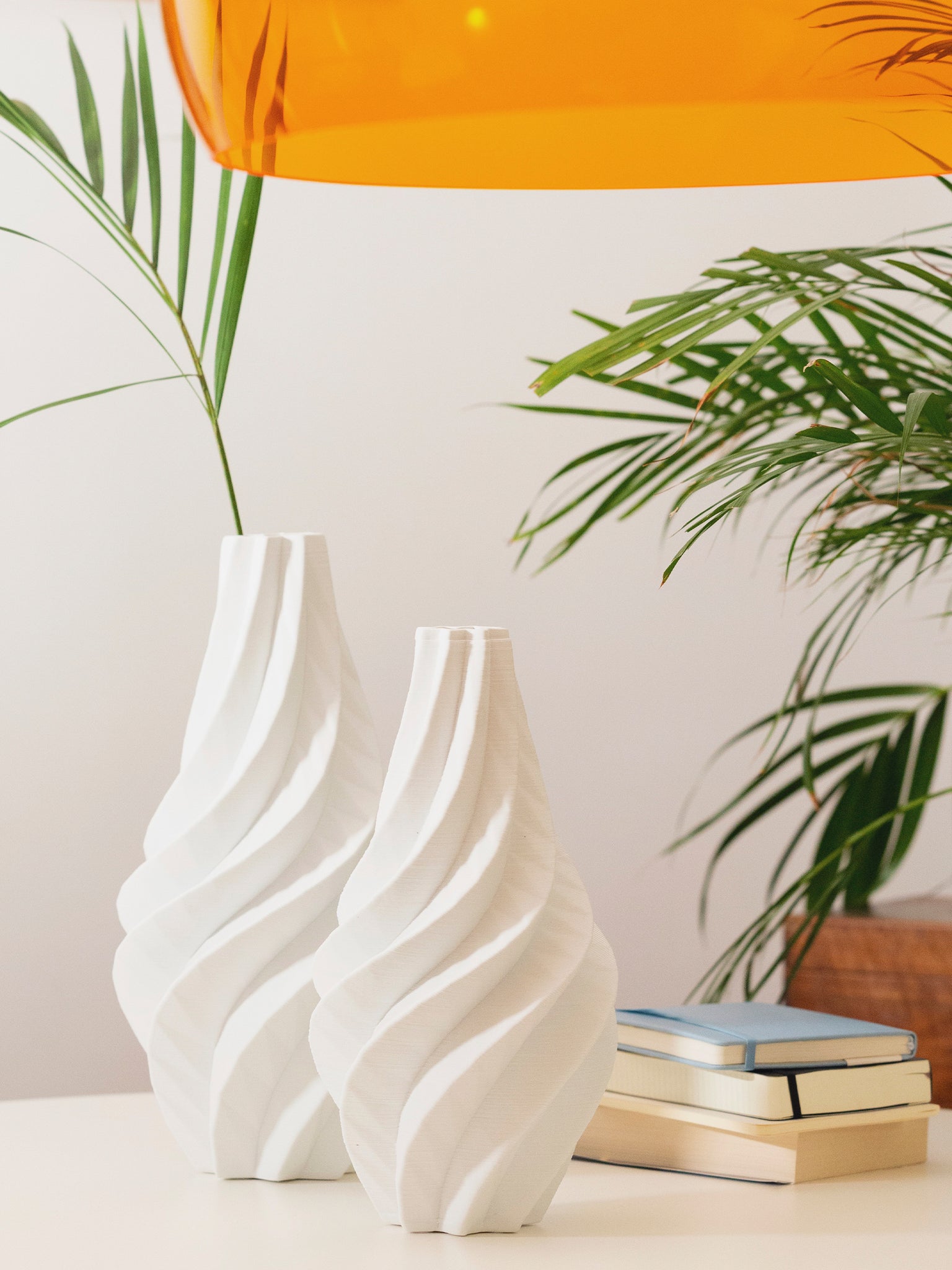 Vaso 3D Wind bianco piccolo 88633 16x16x35