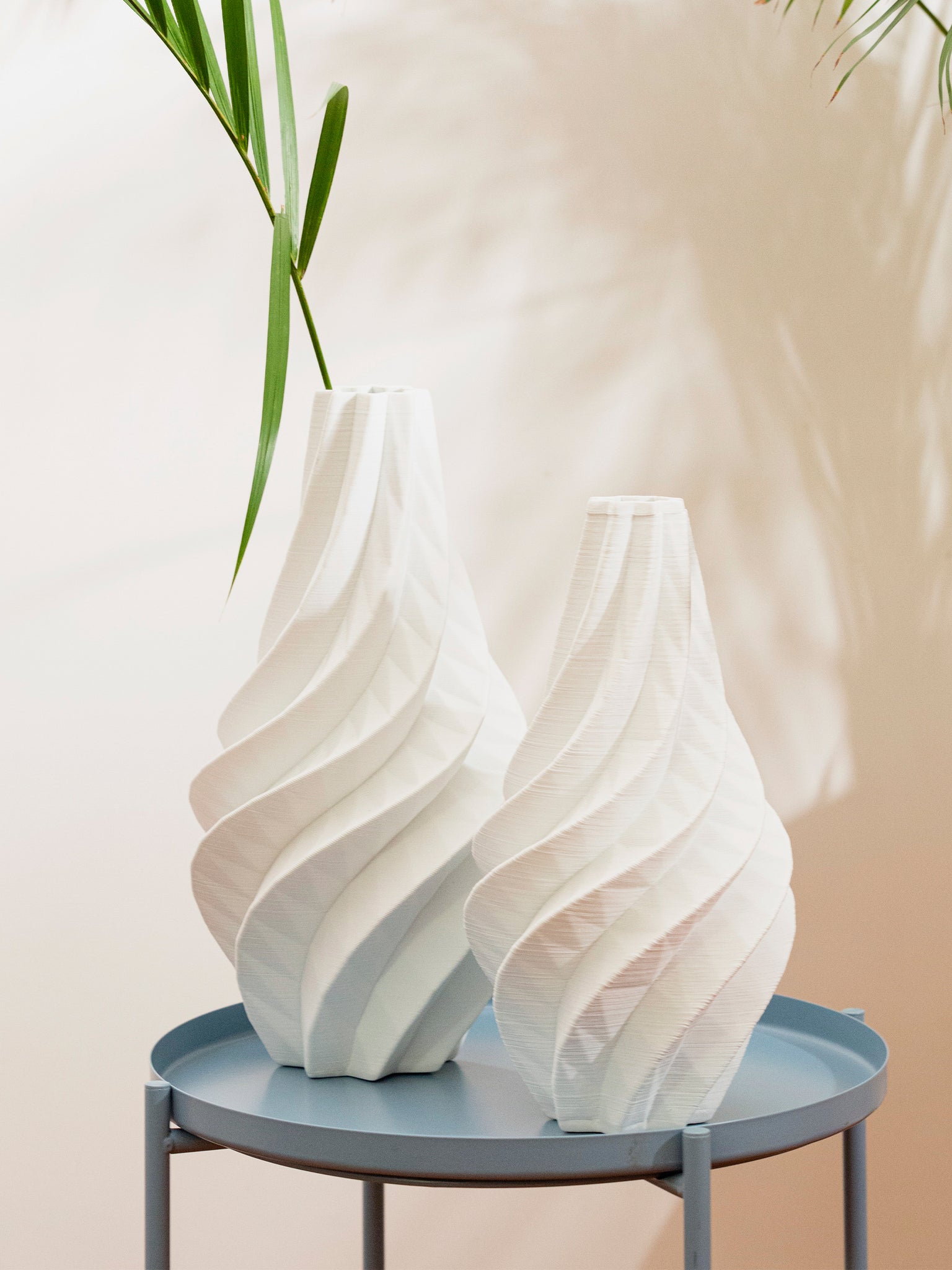 Vaso 3D Wind bianco piccolo 88633 16x16x35