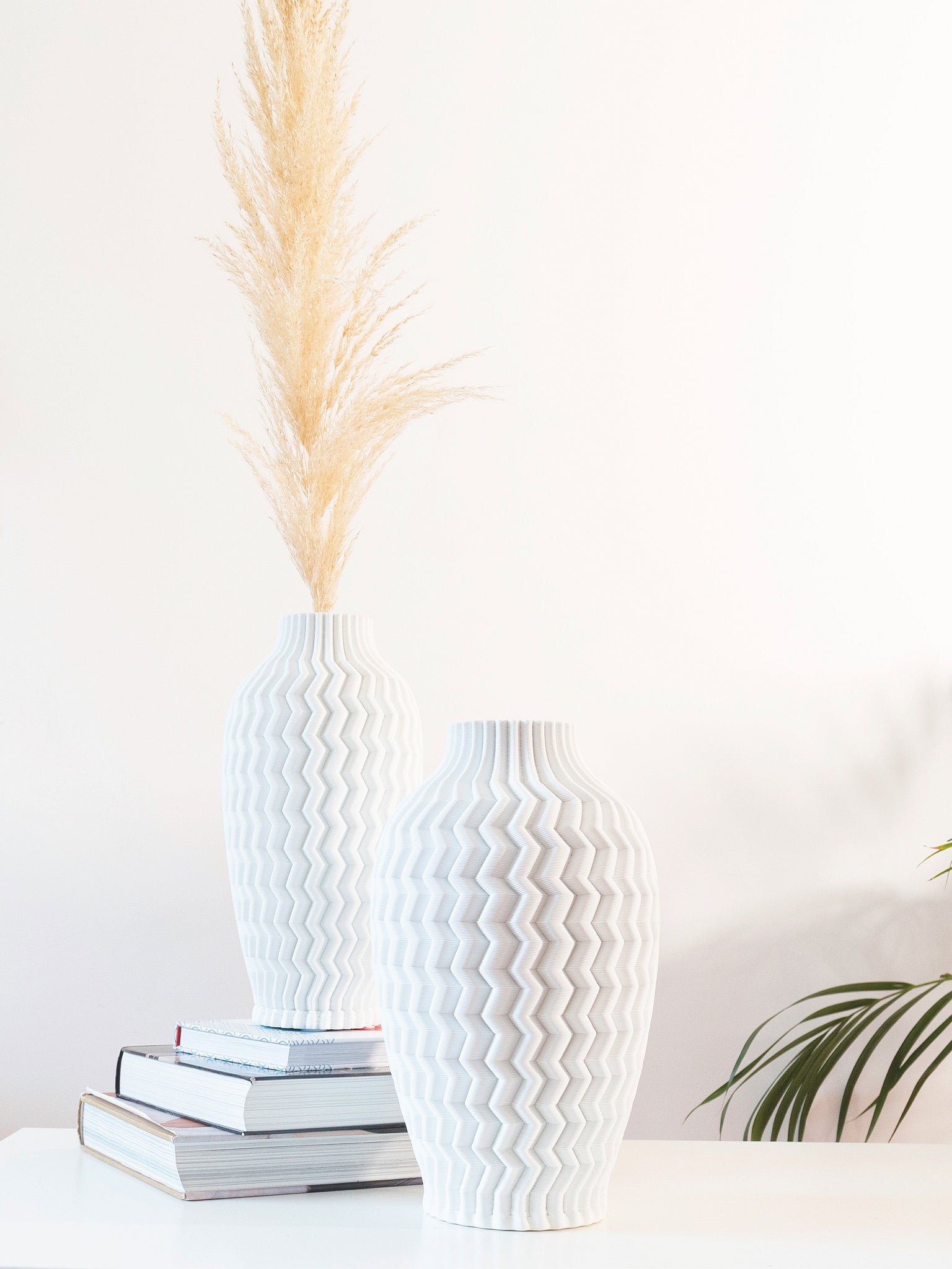 Vaso 3D Sand bianco 88619 18x18x33