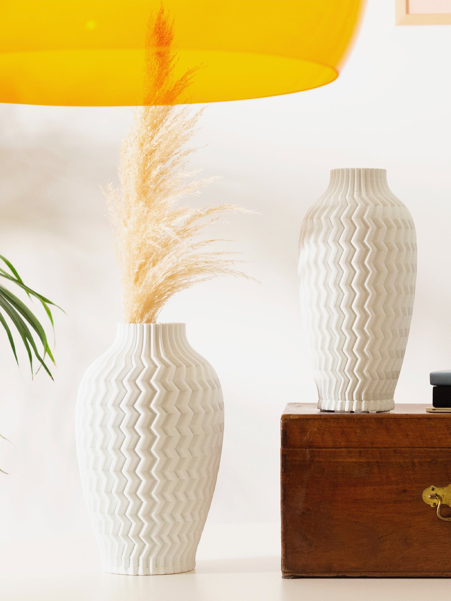 Vaso 3D Sand bianco 88619 18x18x33