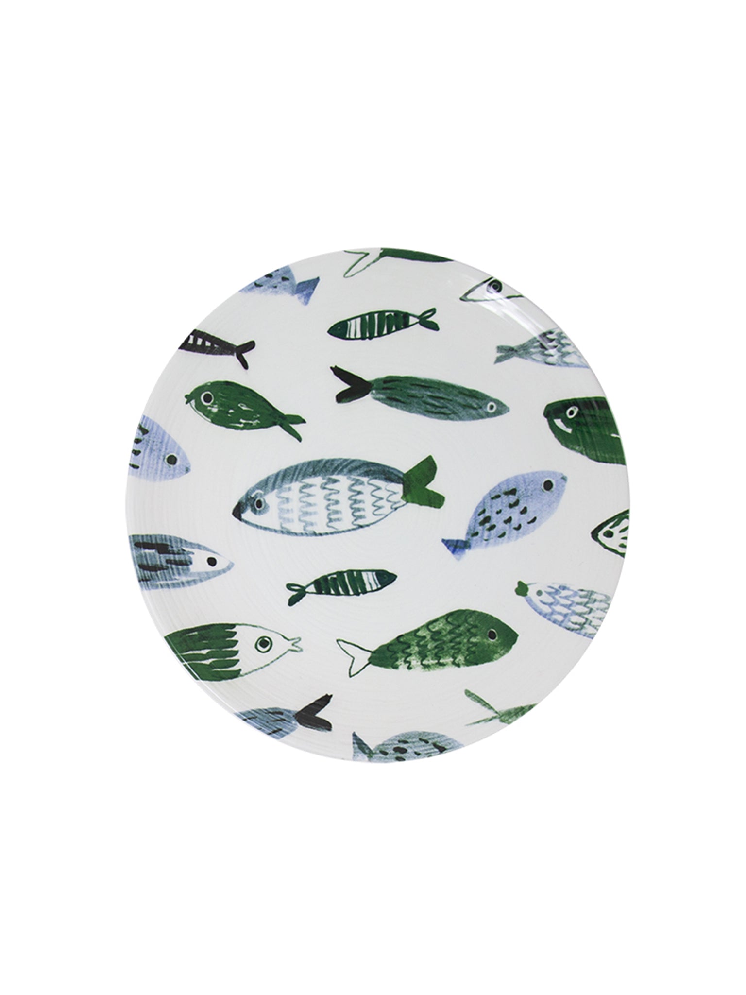 Set 6 piatti frutta ceramica sottosmalto Camogli 89364