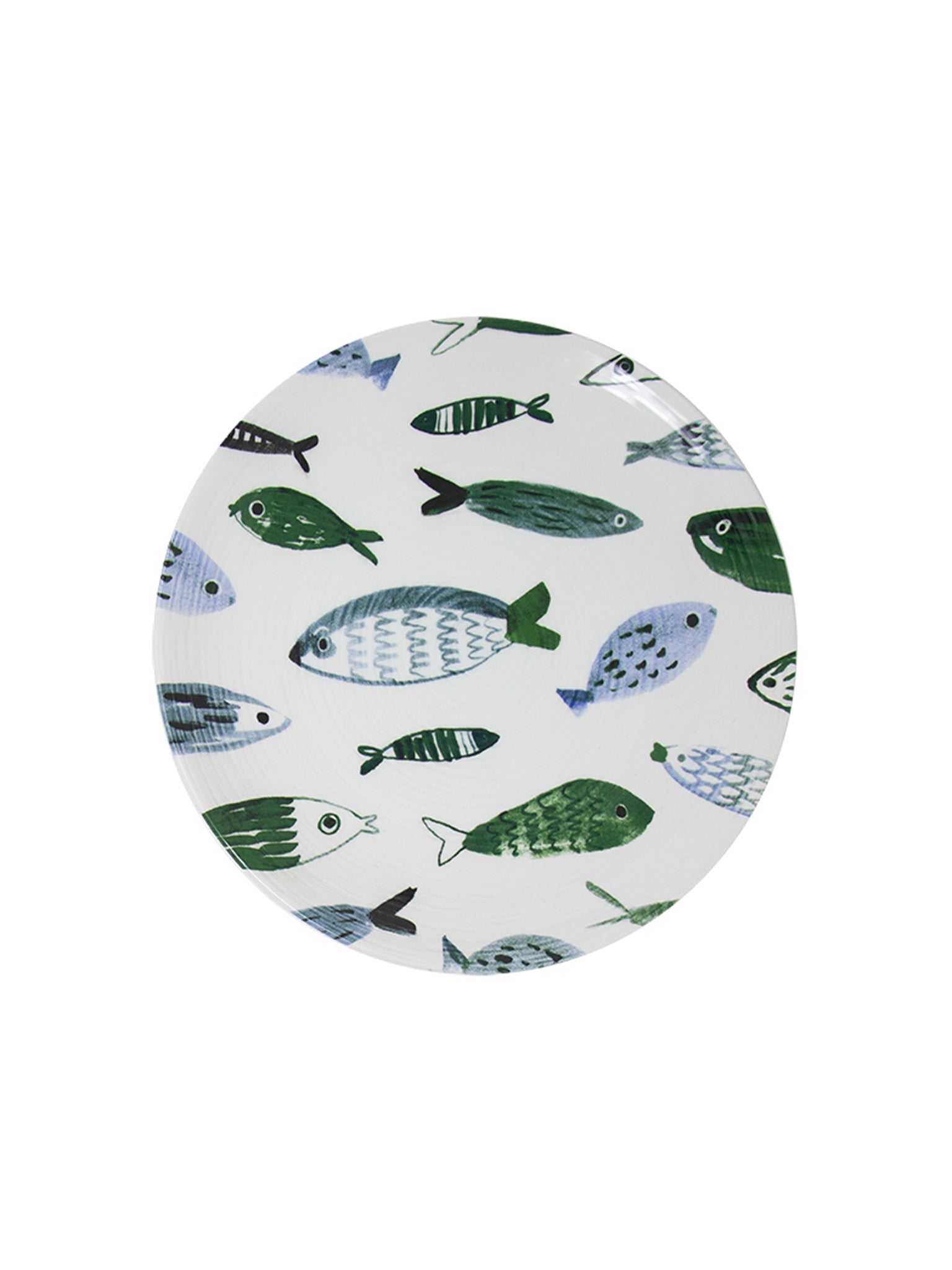 Set 6 piatti frutta ceramica sottosmalto Camogli 89364