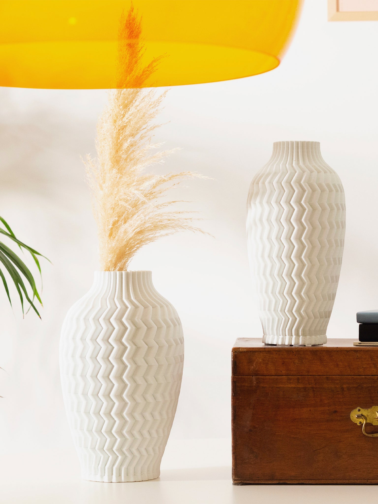Vaso  3D Sand bianco 88602 20x20x35