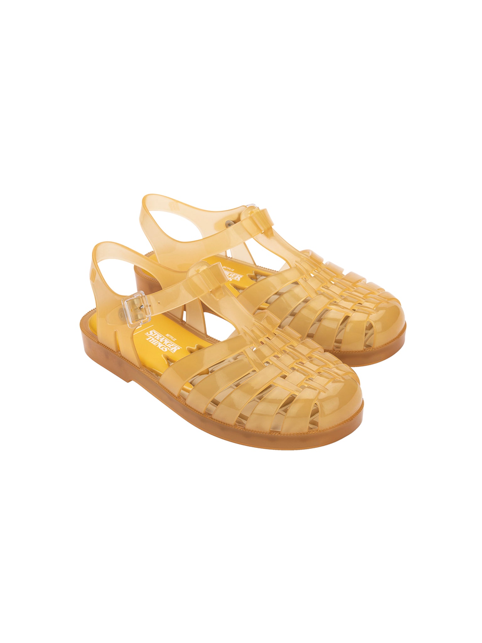 MELISSA POSSESSION + STRANGER THINGS AD TRANSPARENT YELLOW MELISSA