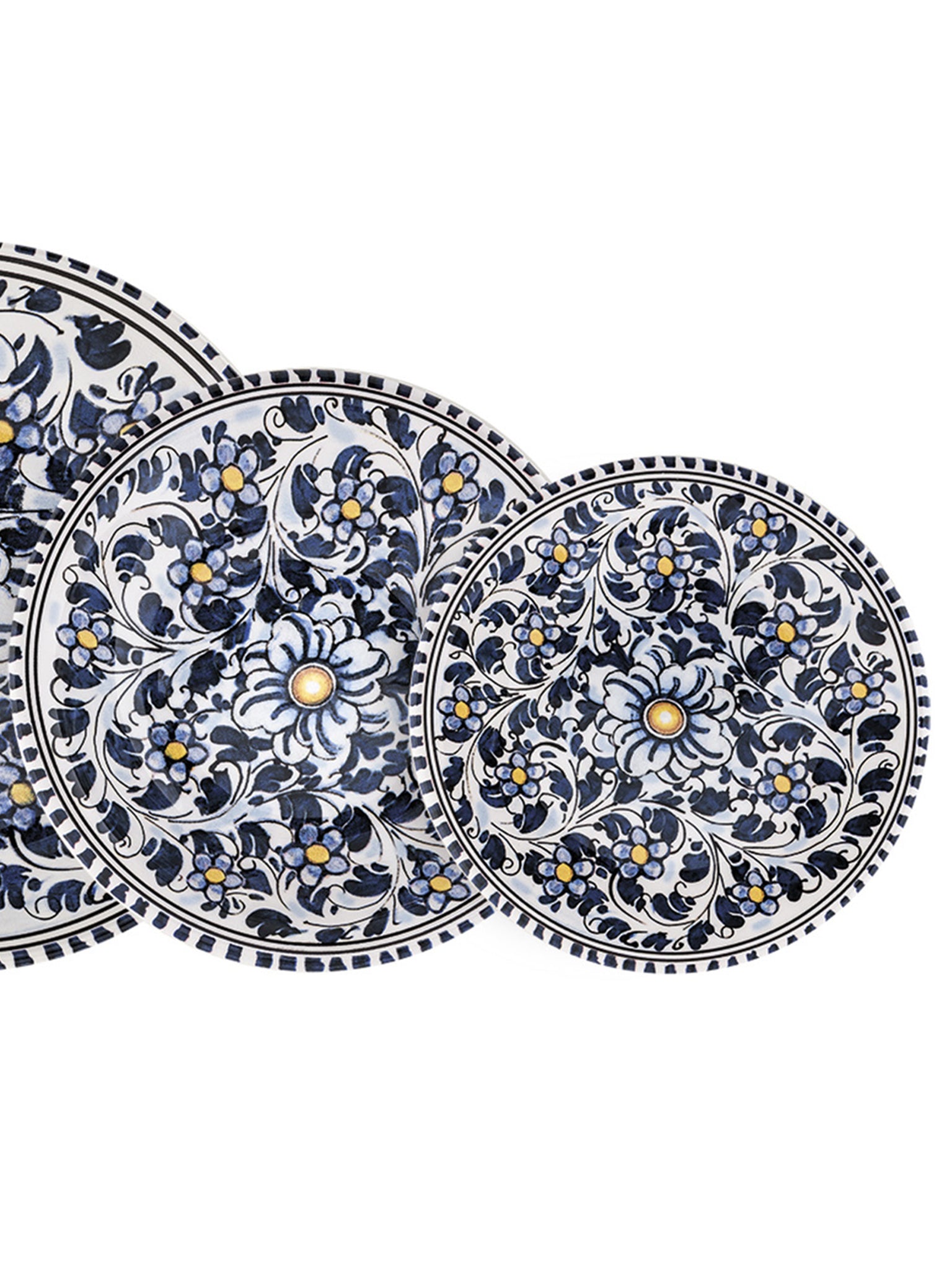 Servizio piatti ceramica sottosmalto 18 pezzi Nizza 85557