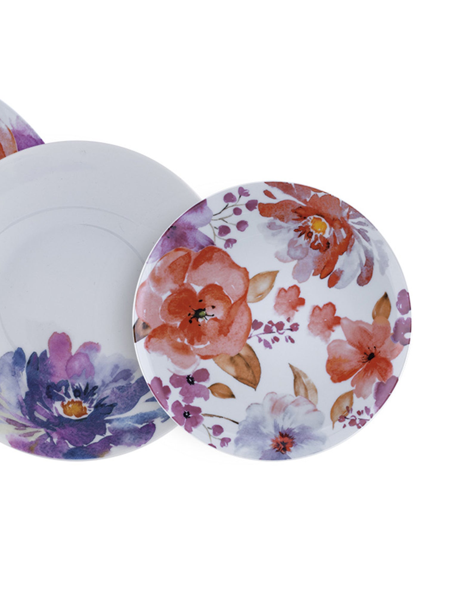 Servizio piatti porcellana 18 pezzi Peonia 85403