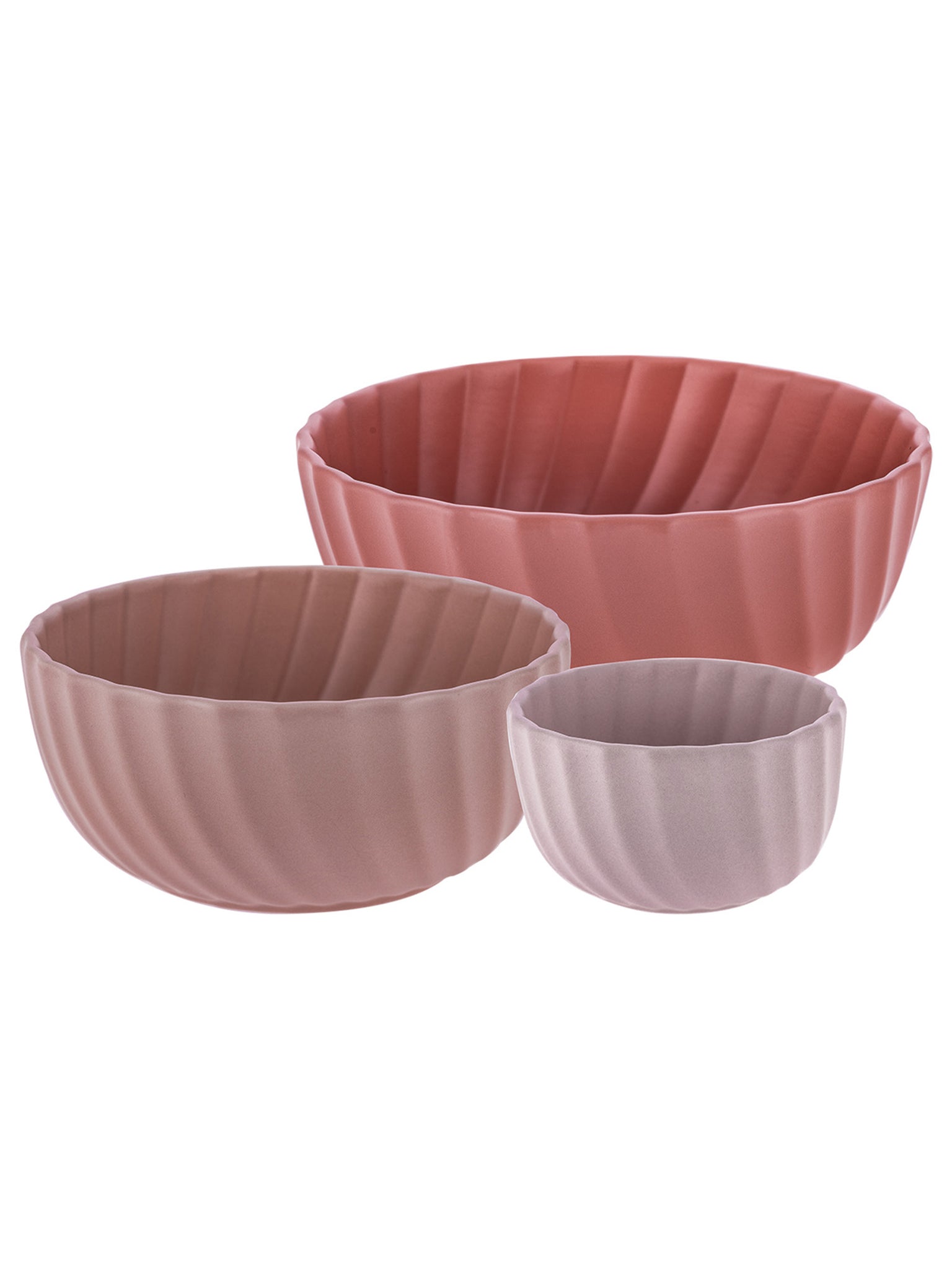 Set 3 ciotole Palmarosa rosa 85250 cm 20,5-16-11