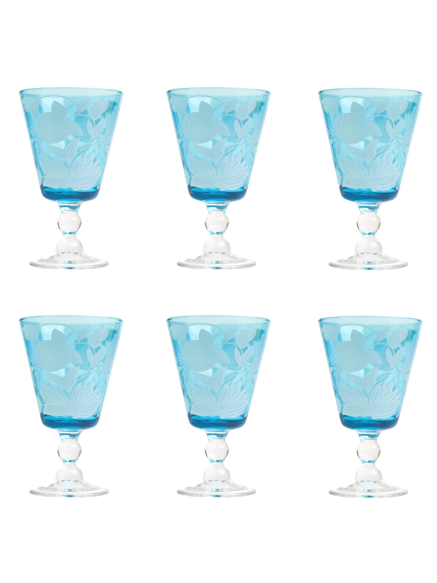 Bicchiere Vino Lysis Set 6 Pezzi - Azzurro