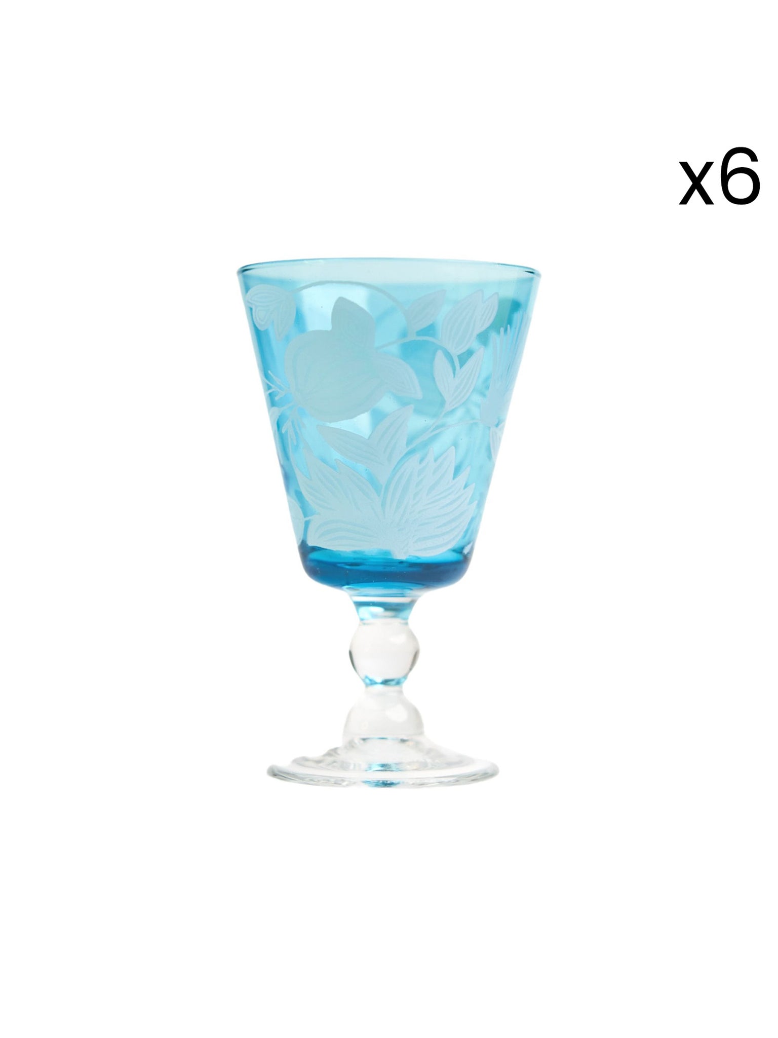 Bicchiere Vino Lysis Set 6 Pezzi - Azzurro