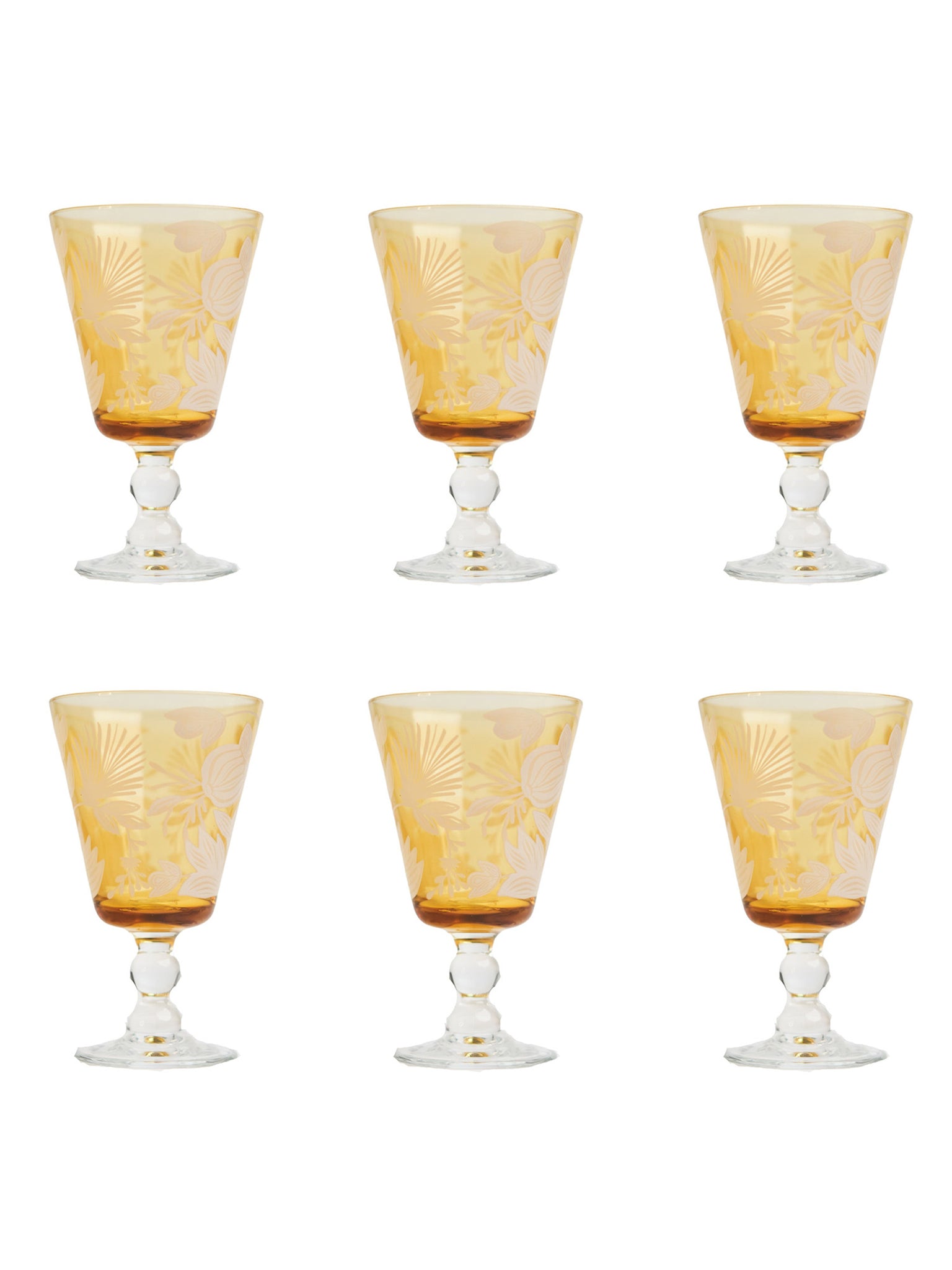 Bicchiere Vino Lysis Set 6 Pezzi  - Giallo