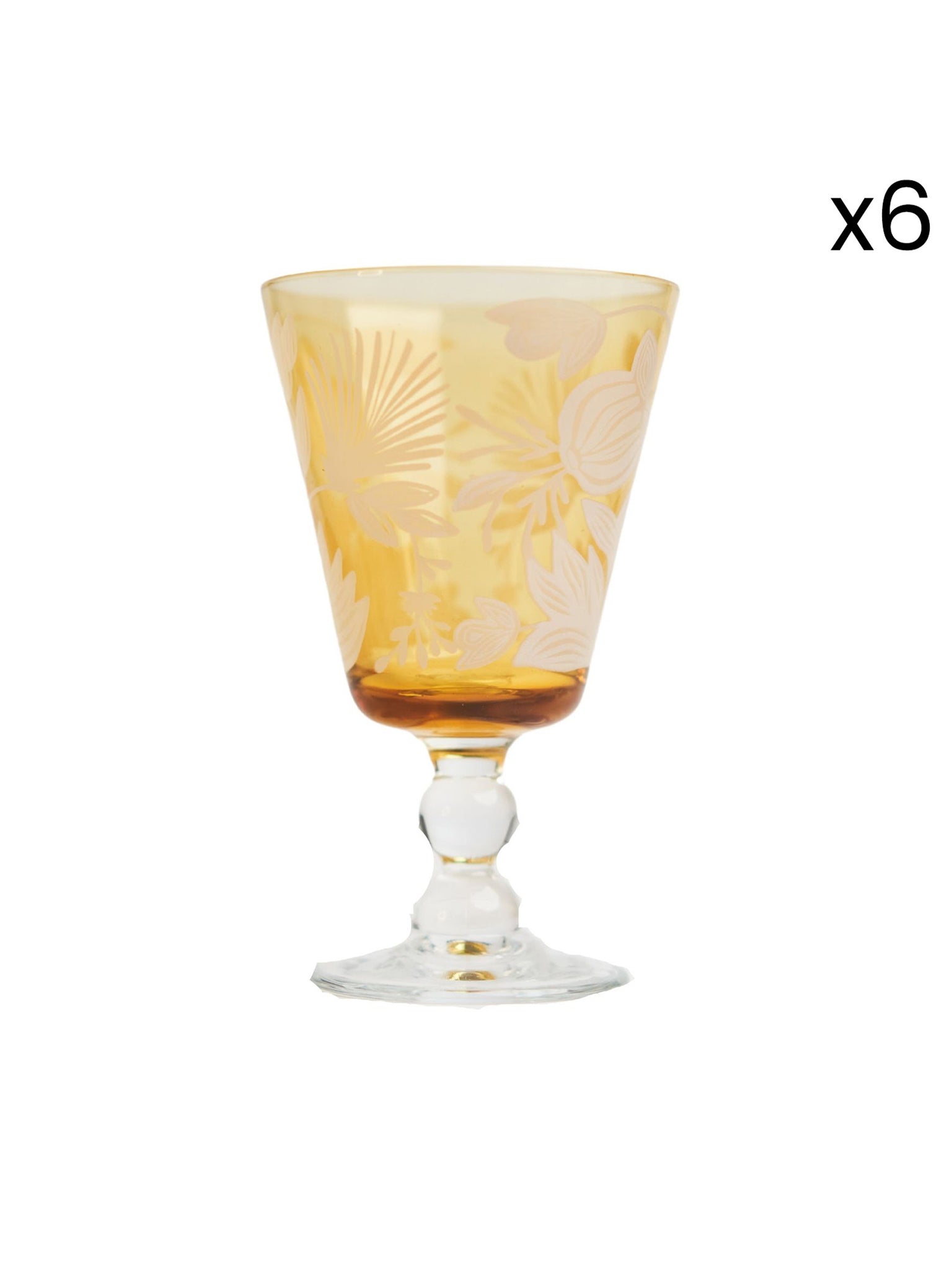 Bicchiere Vino Lysis Set 6 Pezzi  - Giallo