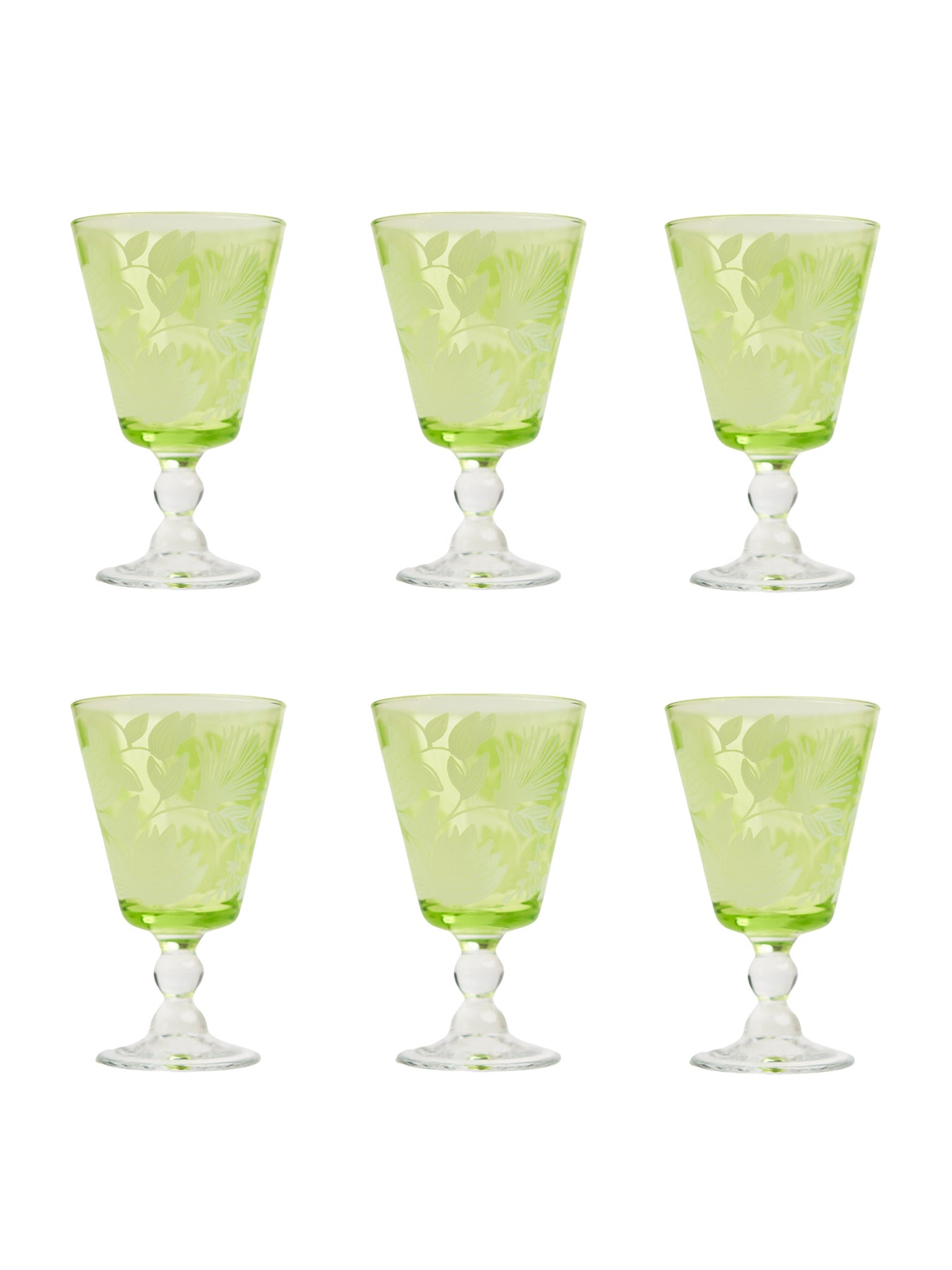 Bicchiere Vino Lysis Set 6 Pezzi  - Verde