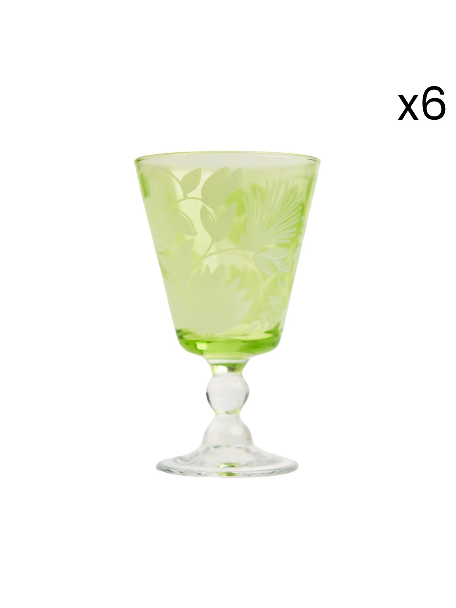 Bicchiere Vino Lysis Set 6 Pezzi  - Verde