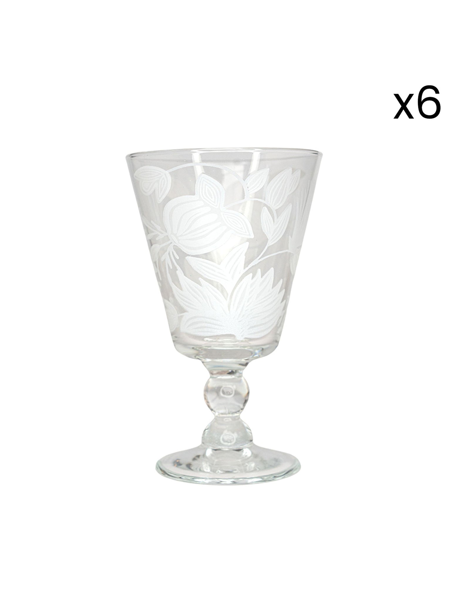 Bicchiere Vino Lysis Set 6 Pezzi  - Bianco