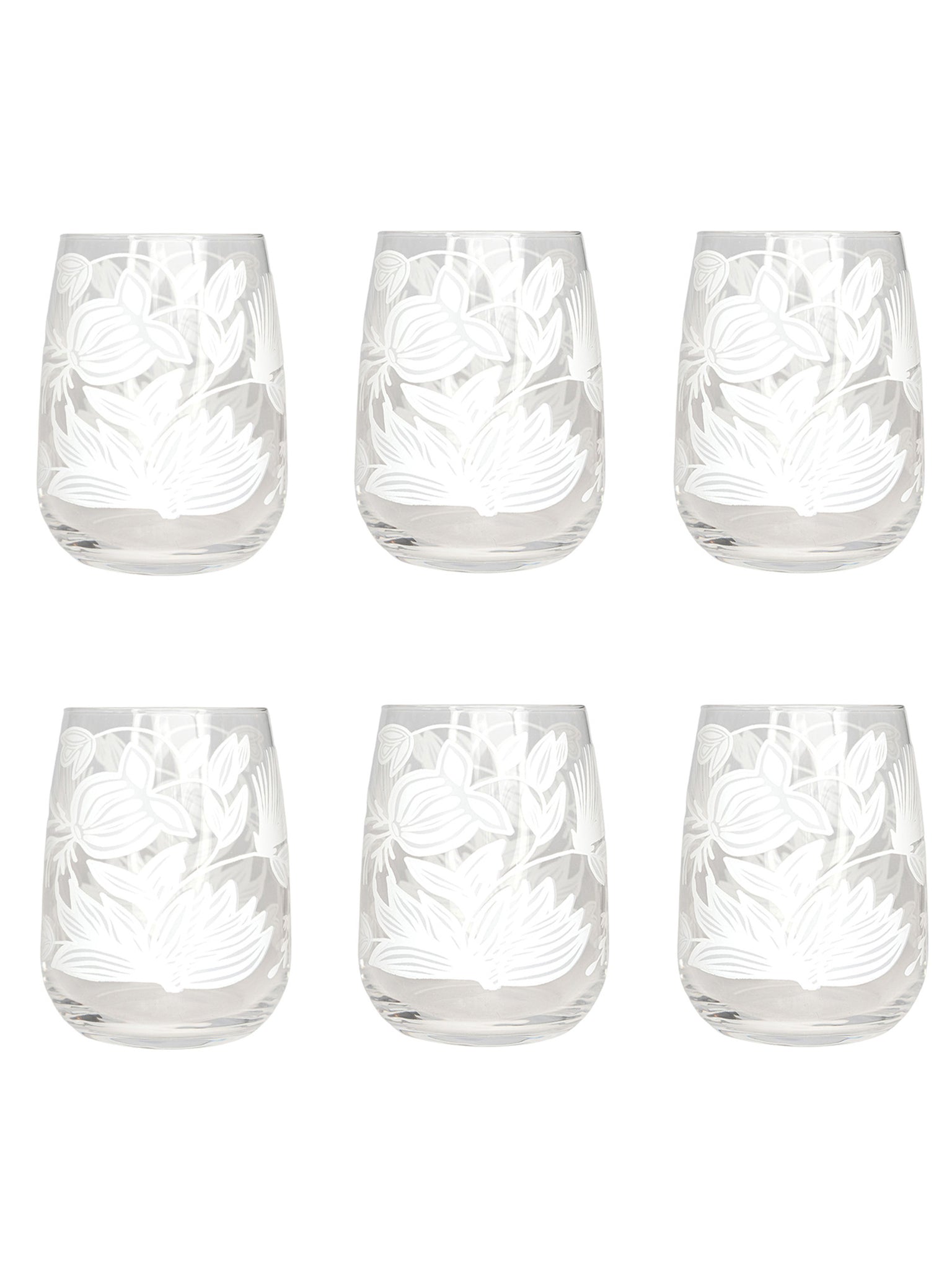 Bicchiere Acqua Set 6 Pezzi - Lysis Bianco