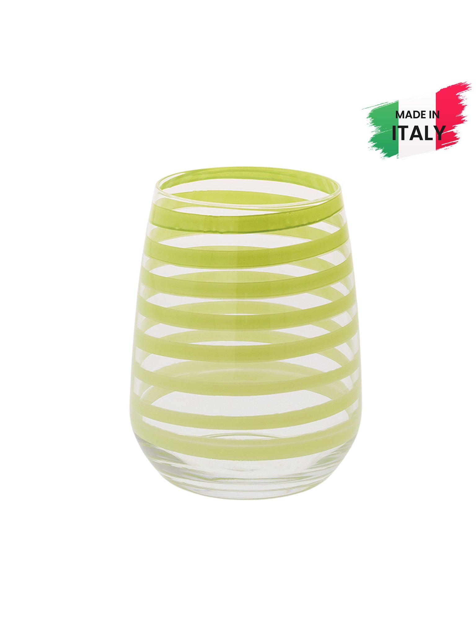 Bicchiere Acqua Malva verde 12418 set 6 pezzi