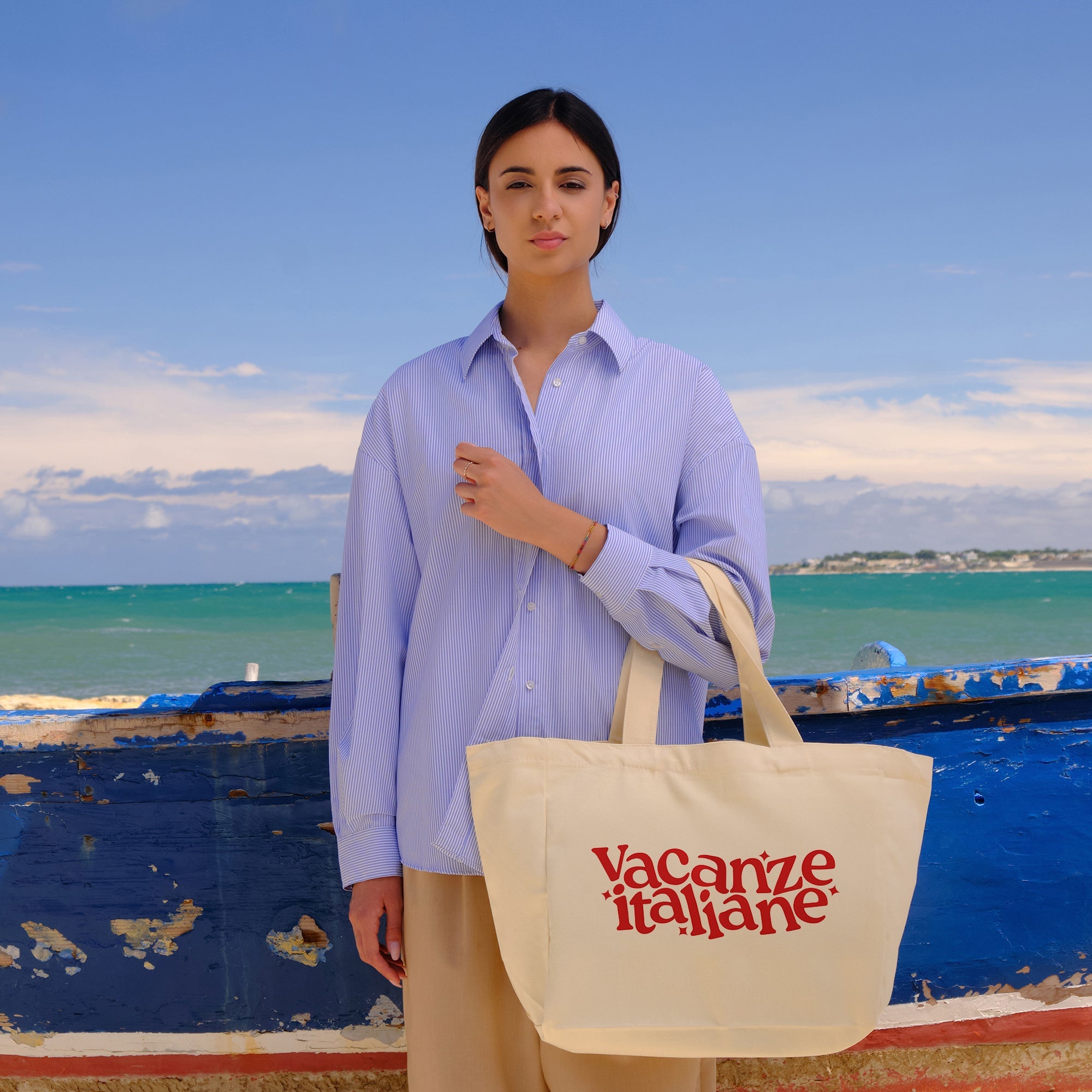 Borsa mare "Vacanze italiane 2" - Pescheria Mon Amour