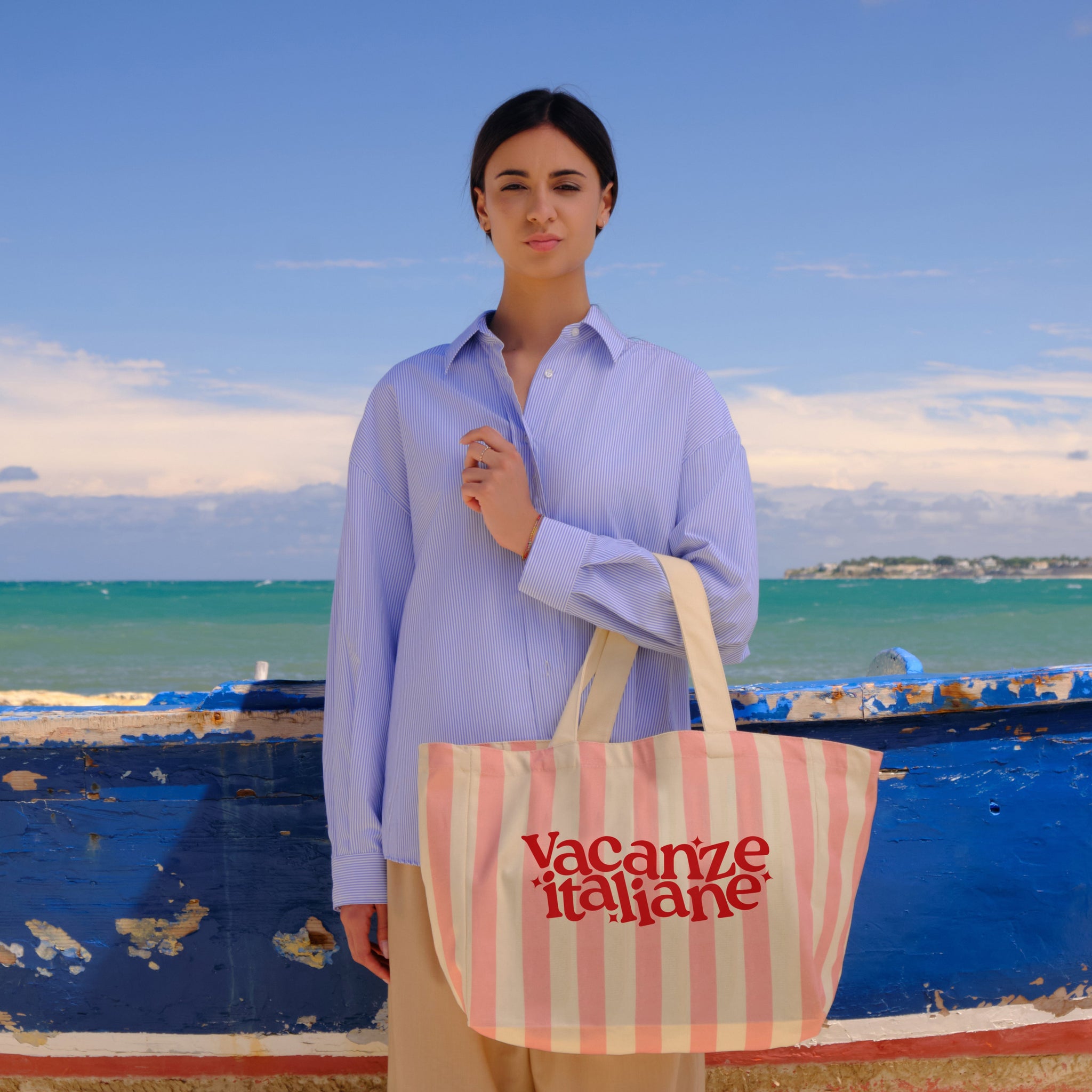 Borsa mare "Vacanze italiane 2" - Pescheria Mon Amour