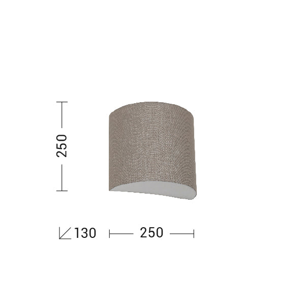 VIVIEN Applique 25X25 1Xe27 Avorio