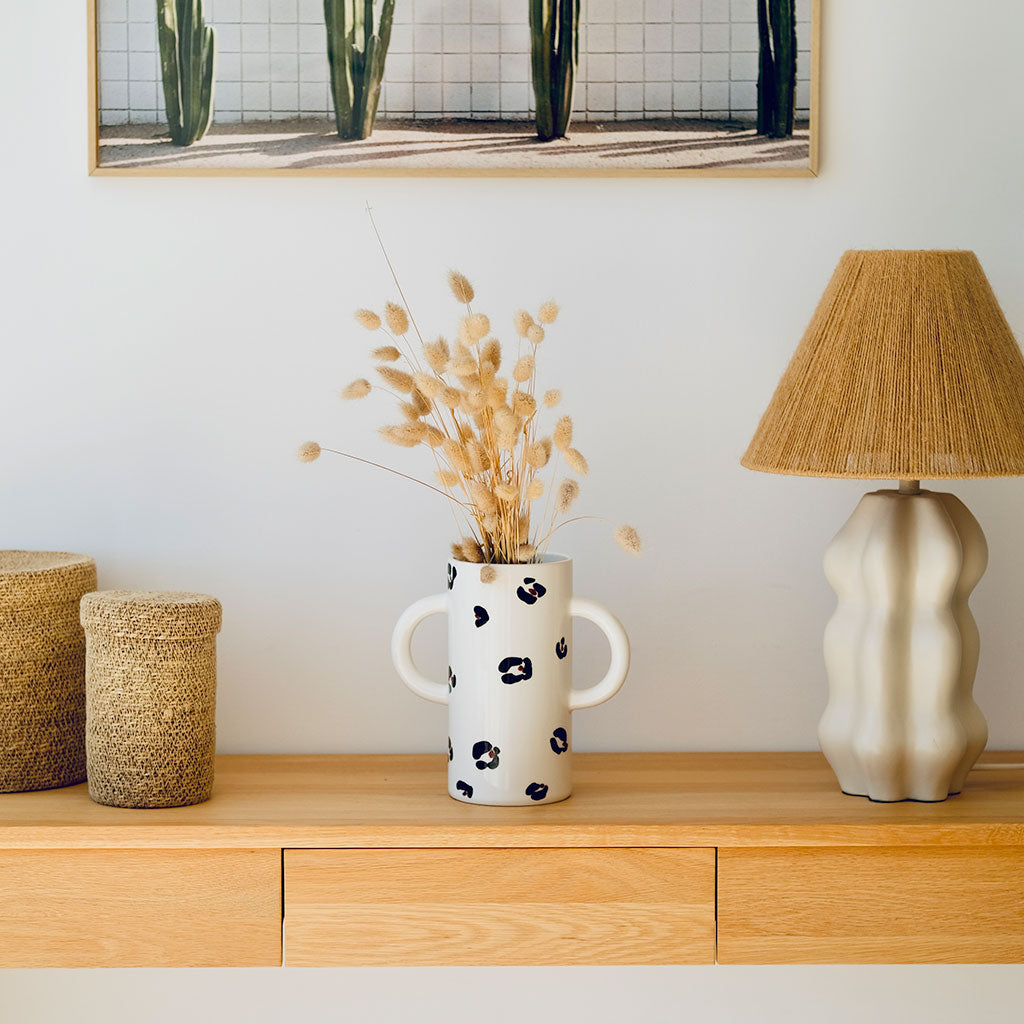 Vaso in ceramica Mediterranea - Leopardo