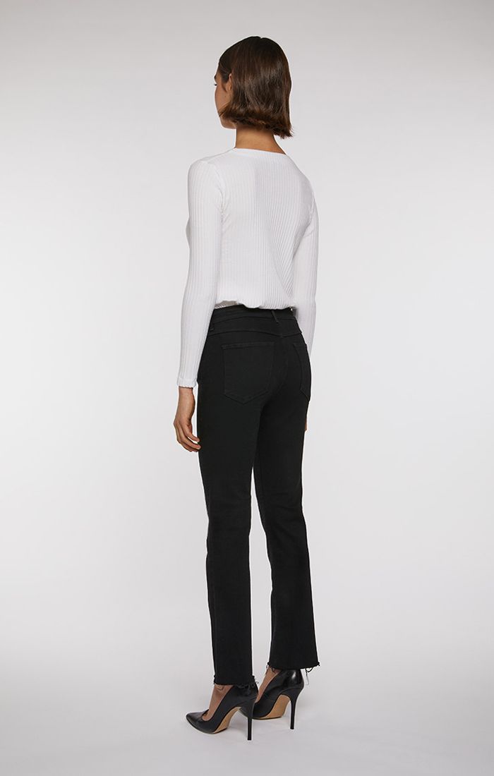 W25 CROP BOOT W/RAW HEM-CORE