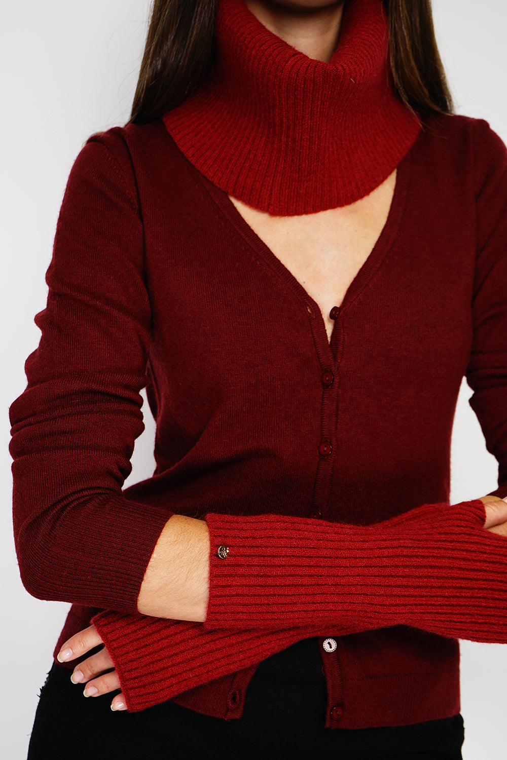 Scaldacollo a coste - Rosso Hermes