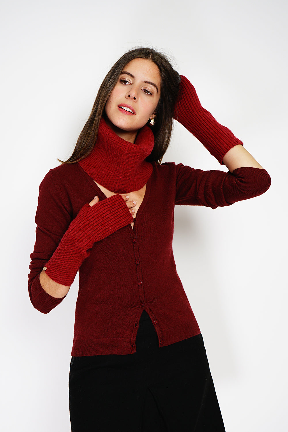 Scaldacollo a coste - Rosso Hermes