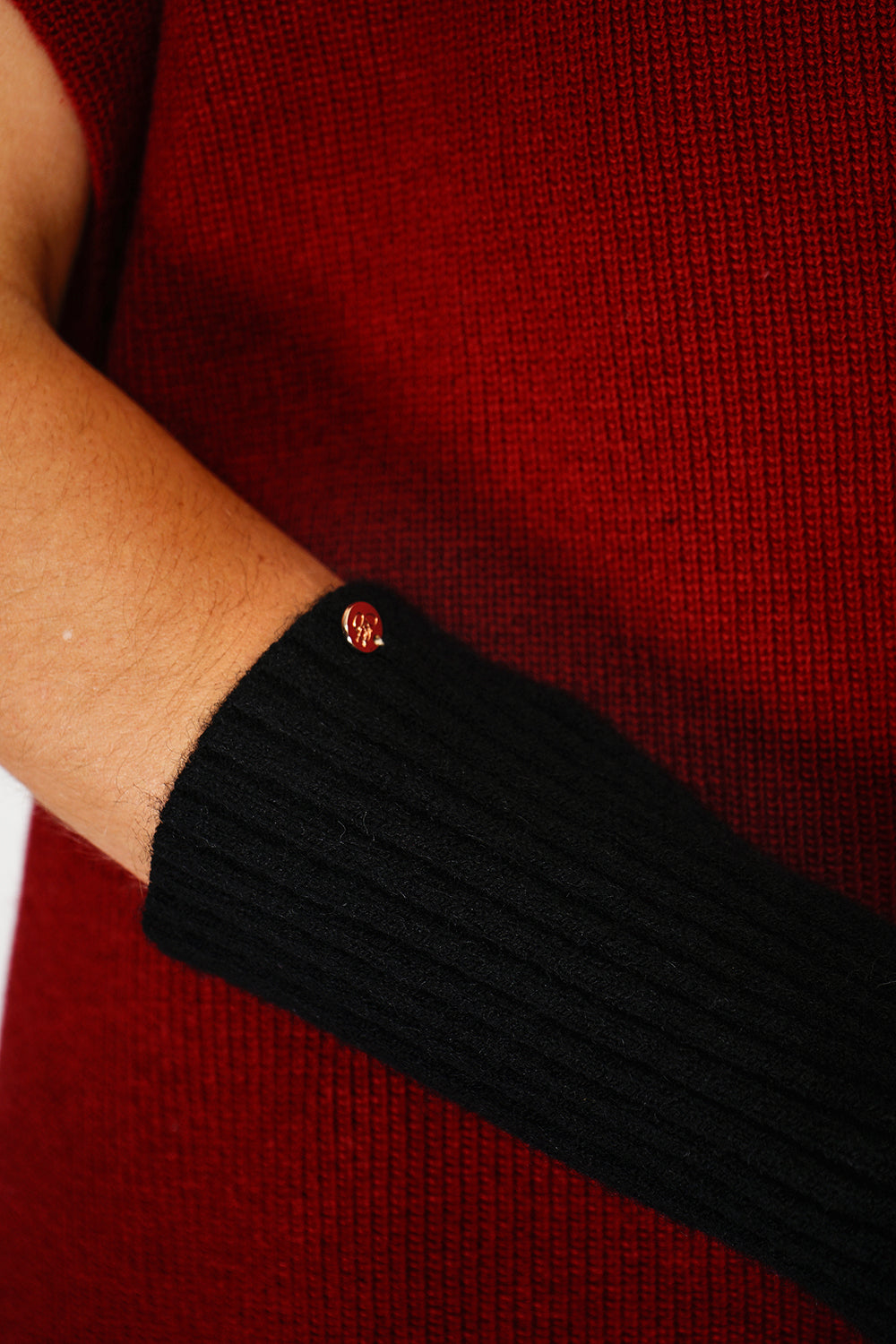 guanti a coste a 12 fili - Nero