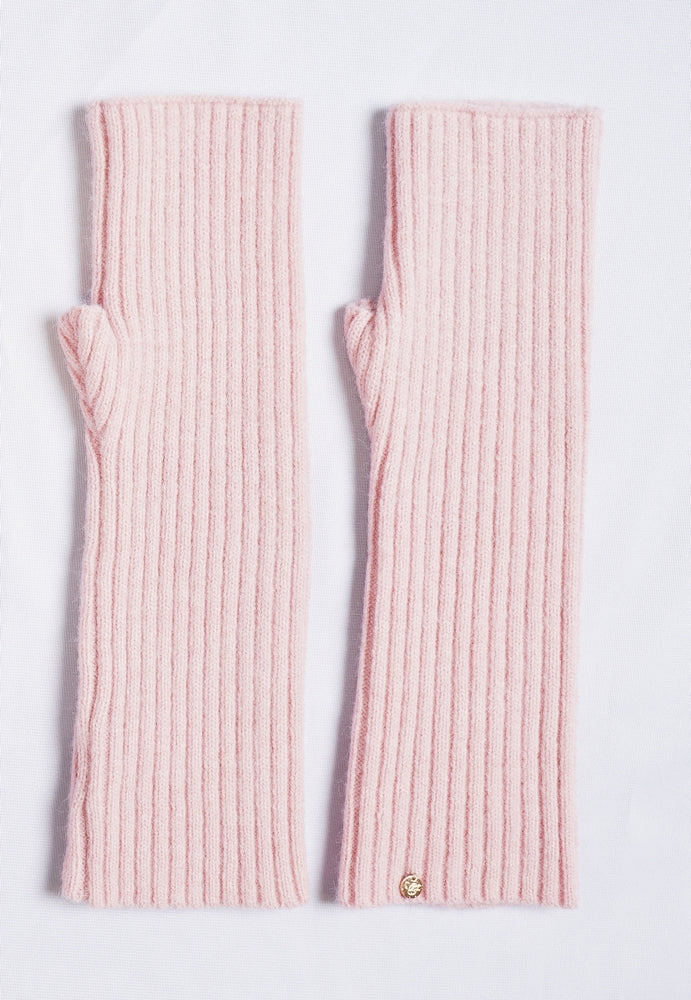 Muffole a coste aderenti a 12 strati Rosa