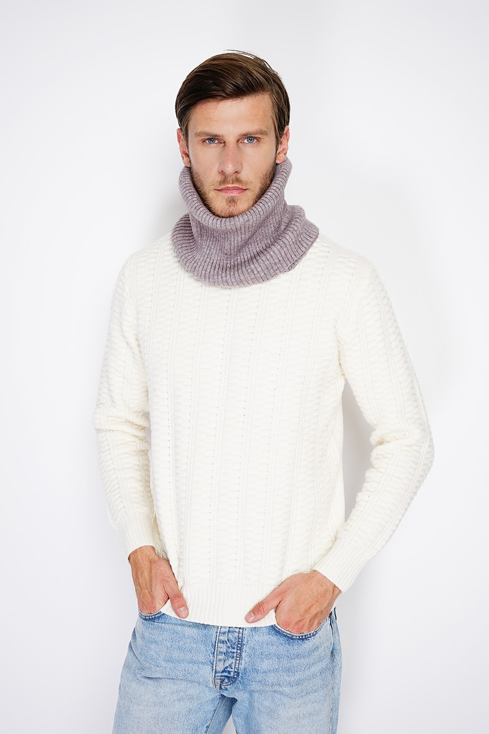 Scaldacollo in jersey - Deserto