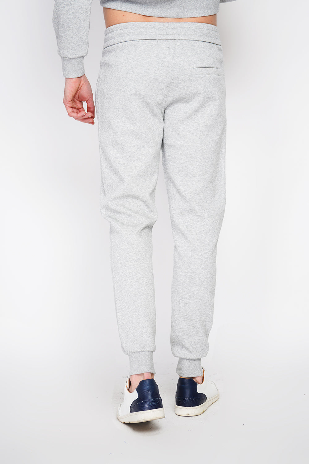 Pantaloni da jogging, elastico in vita con coulisse e tasche laterali  Grigio