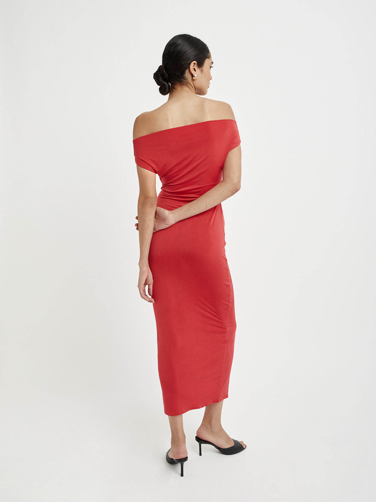 GINA DRESS  RED