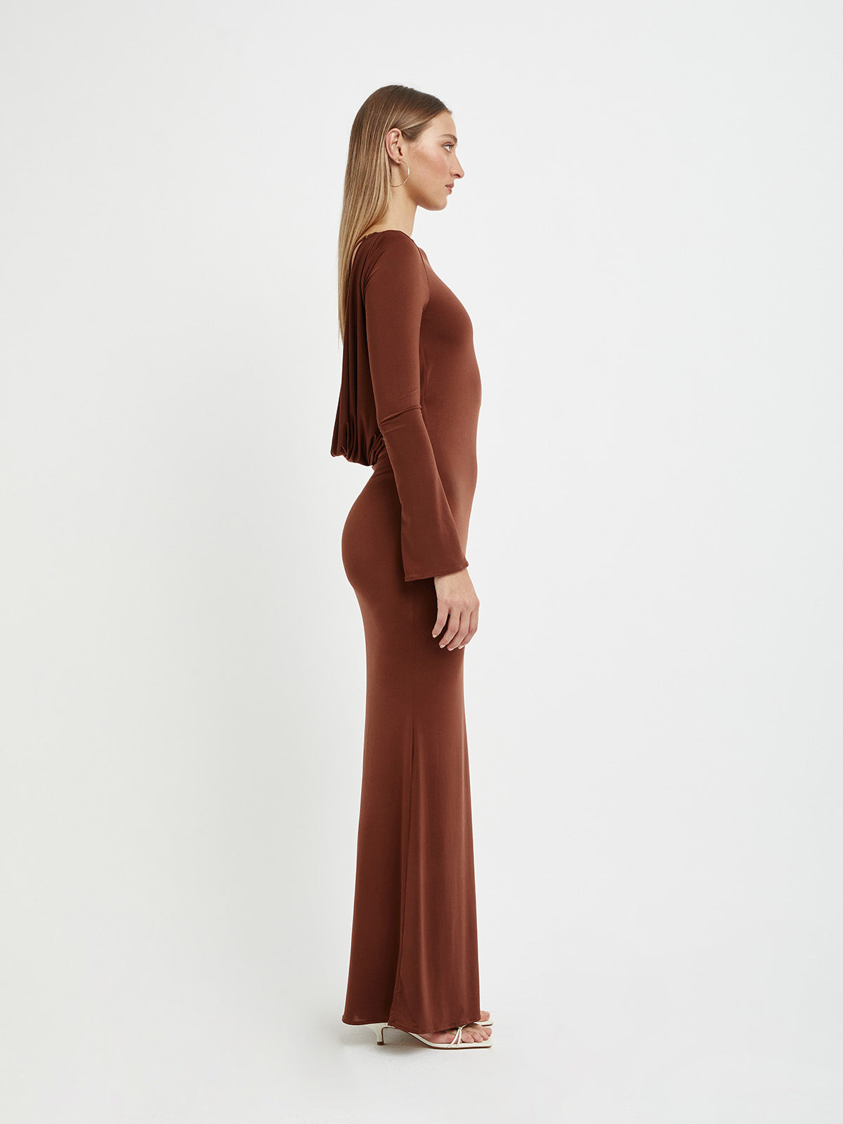 CONSUELO DRESS BROWN
