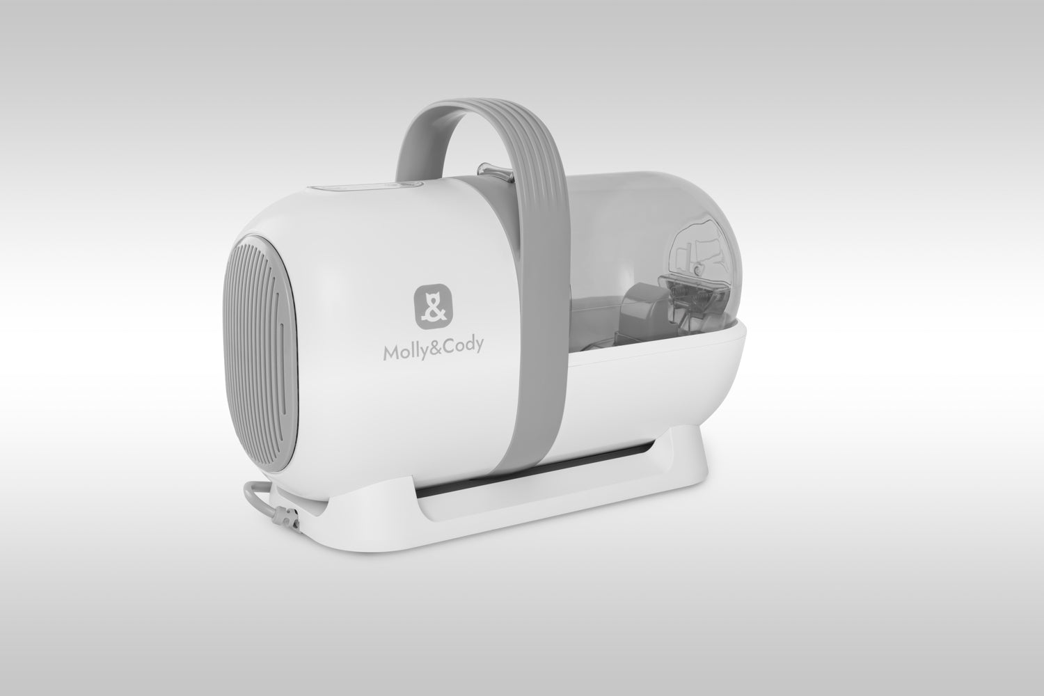 Pet grooming kit & vacuum cleaner white