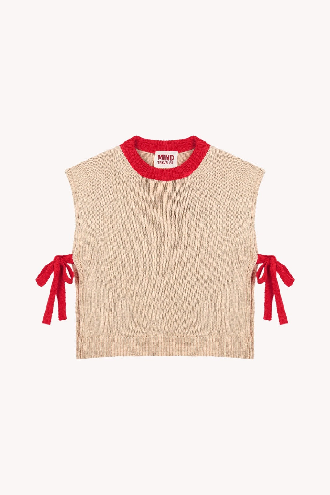 Gilet Julieta Beige e Rosso