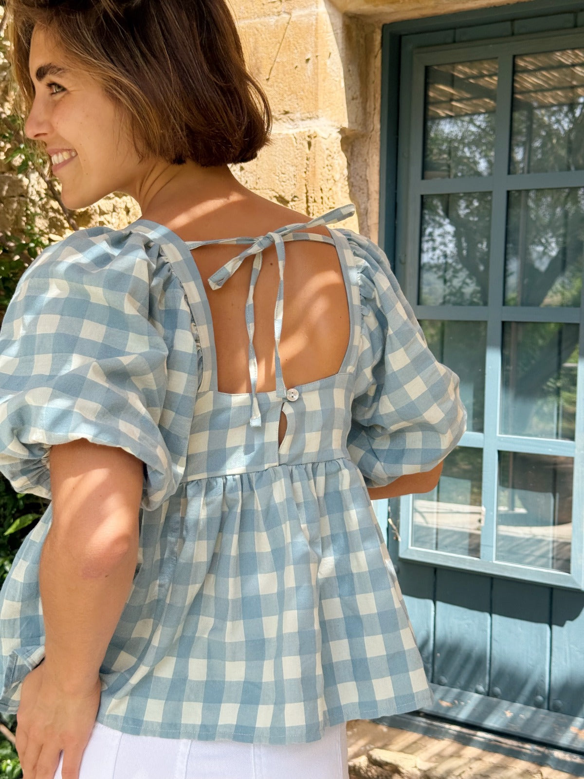 Camicetta blu Maca