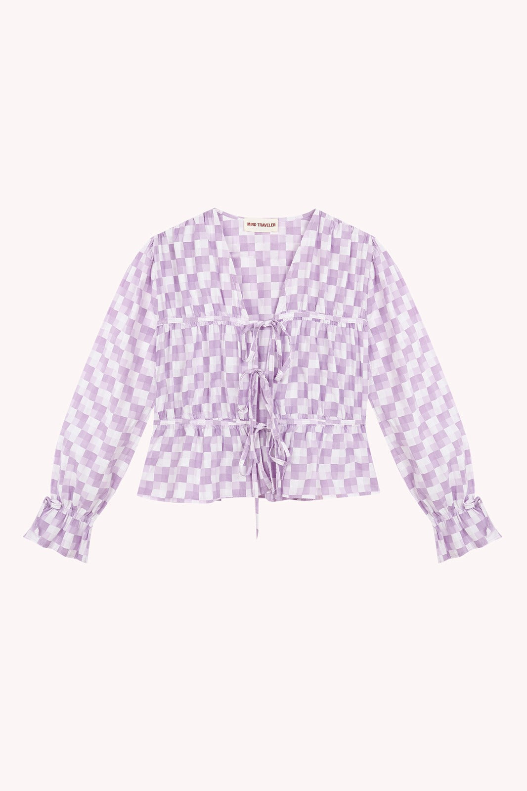 Camicetta a quadri Lucia Lavender