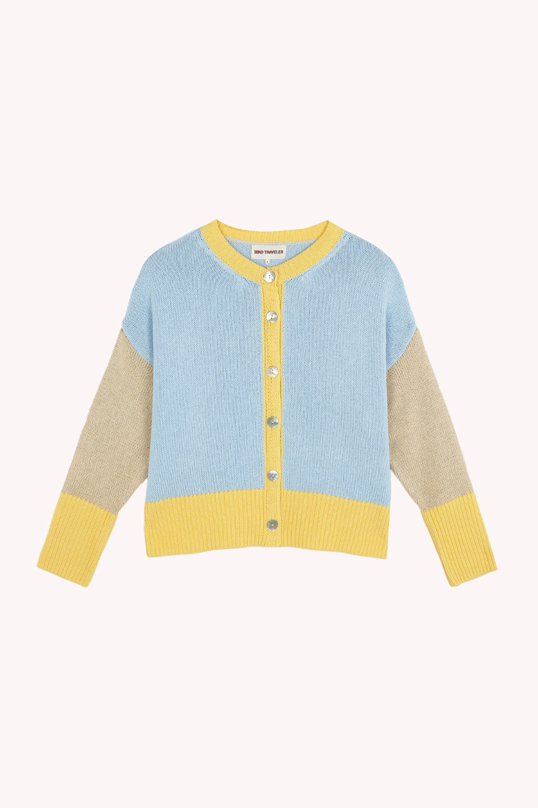 Cardigan in cotone giallo Leti