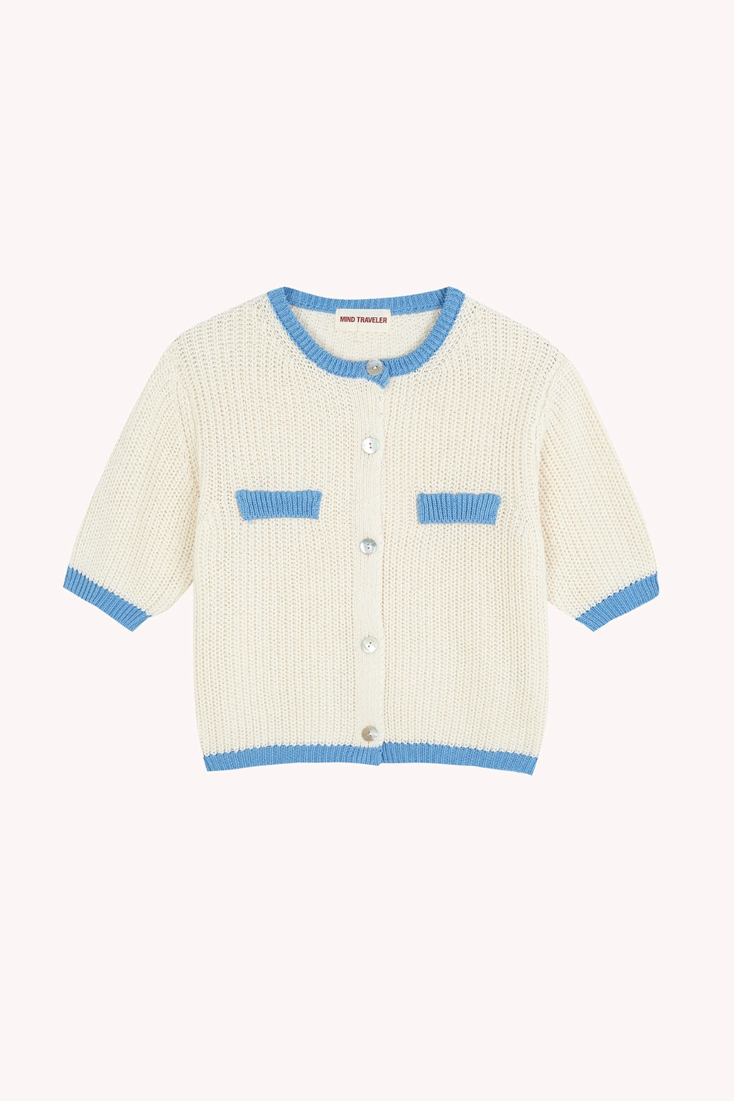 Cardigan in cotone bianco Mia