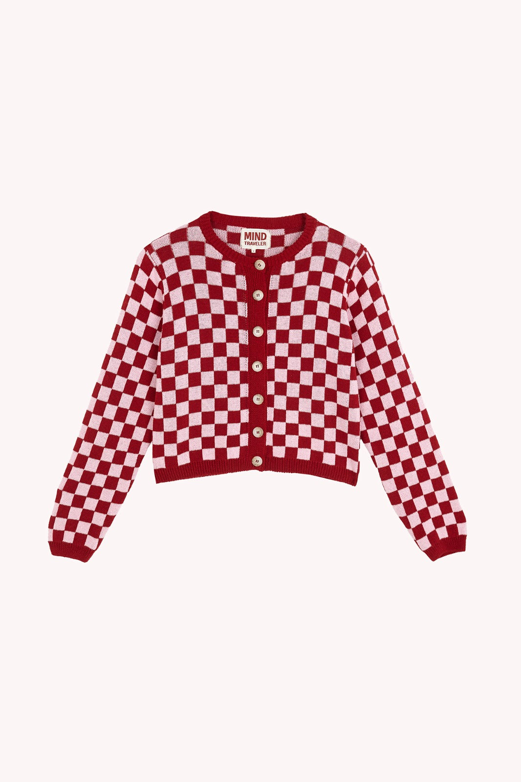 Cardigan in cotone rosa Martina