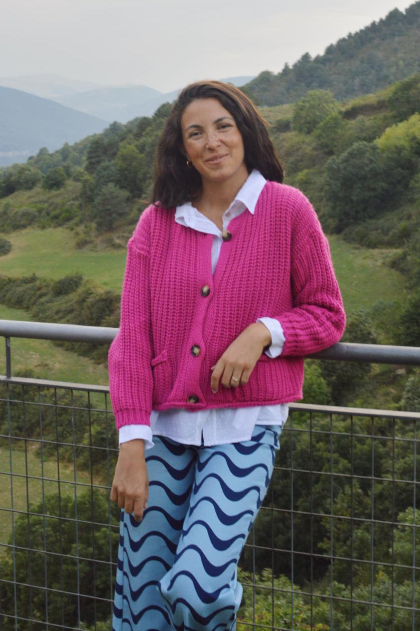 Cardigan fucsia Cloe