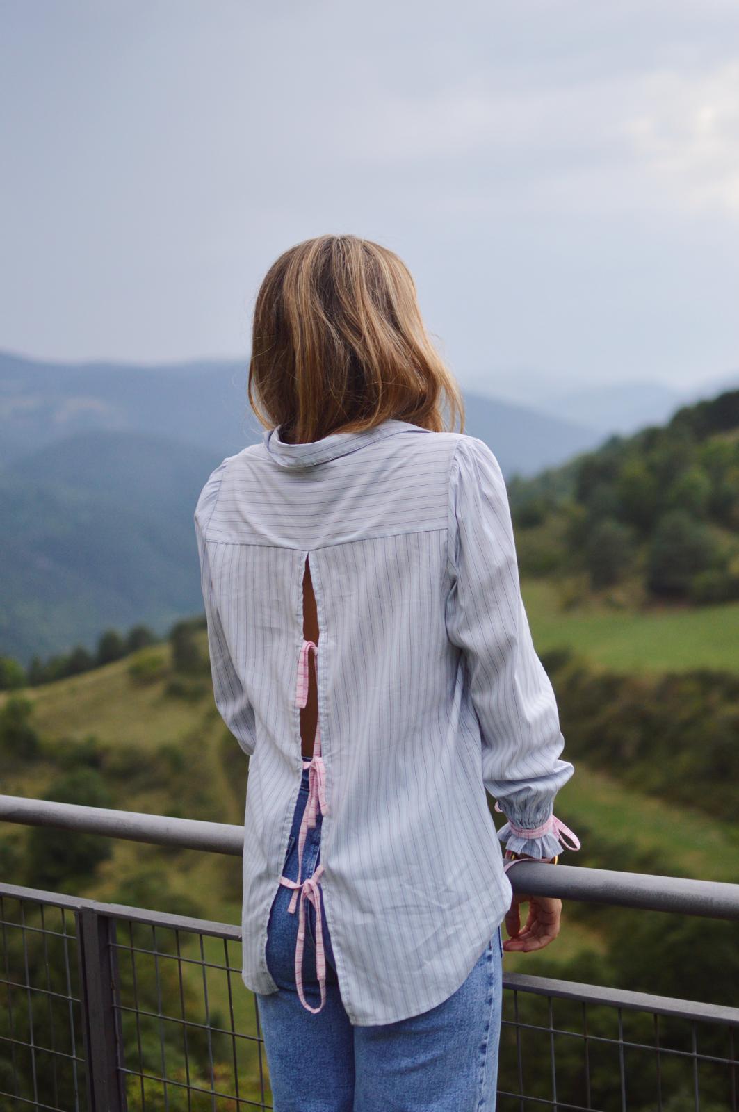 Camicia blu Lara