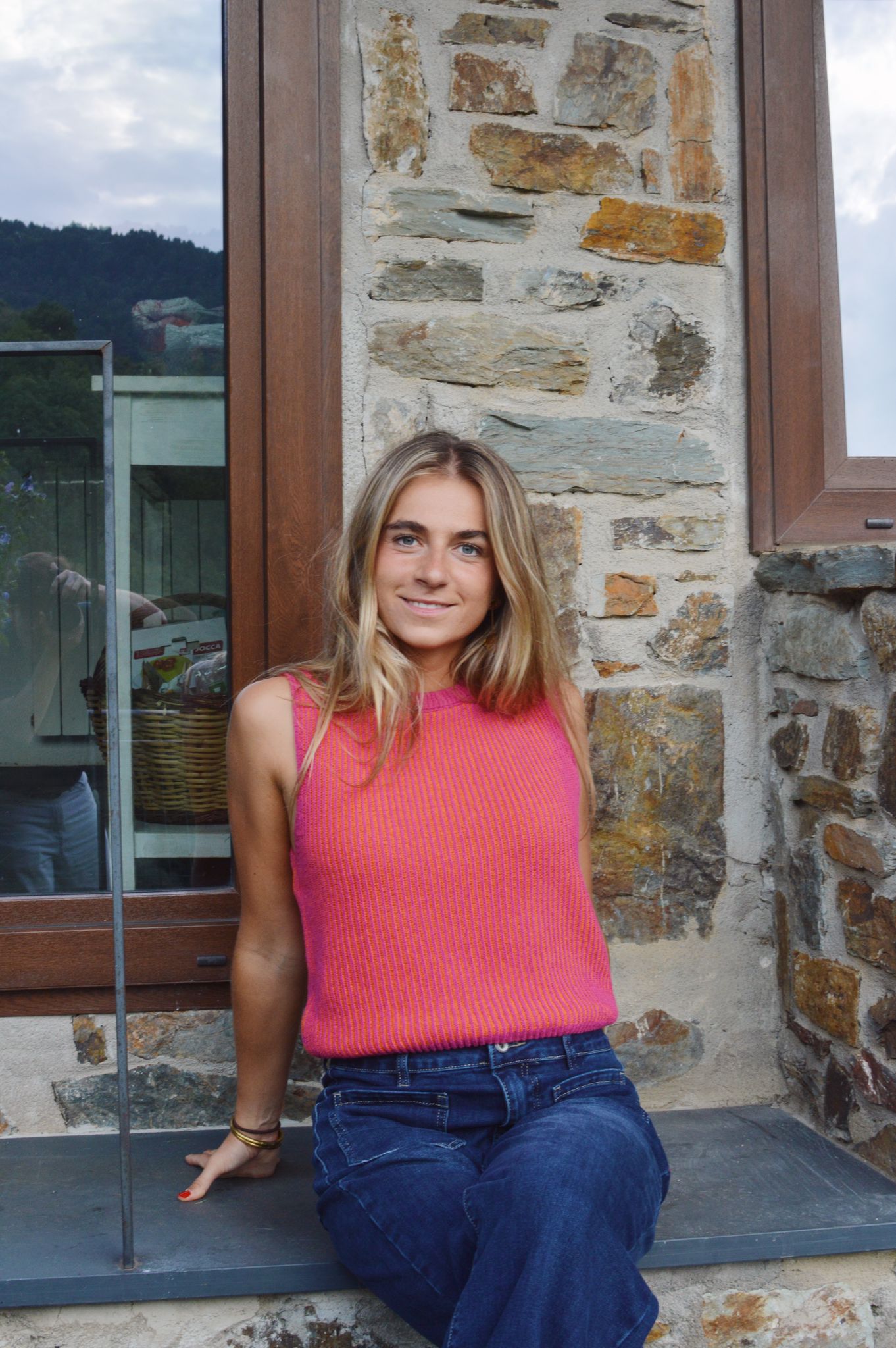 Gilet arancione Rita Pink