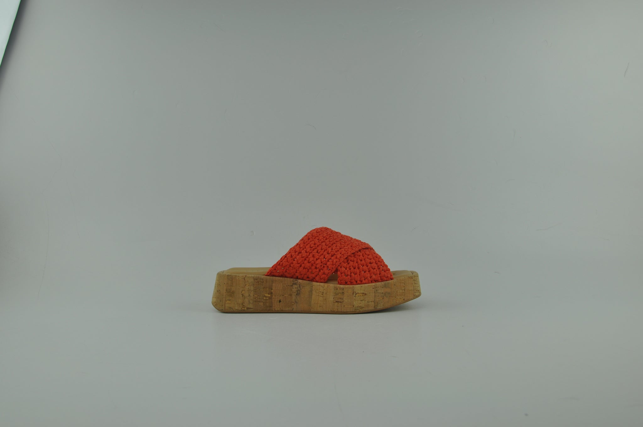 Z-RF-50 SUOLA SUGHERO - RAFFIA ARANCIO