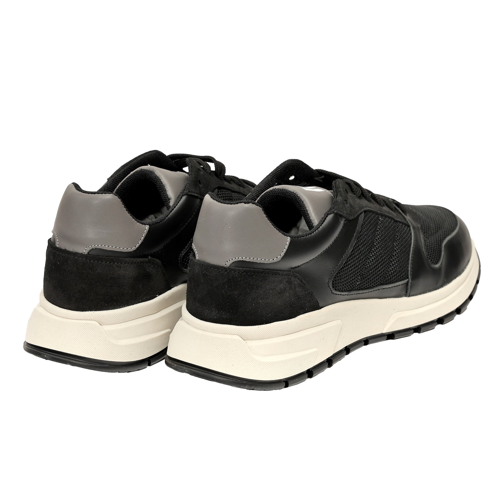 Sneakers in pelle Nero