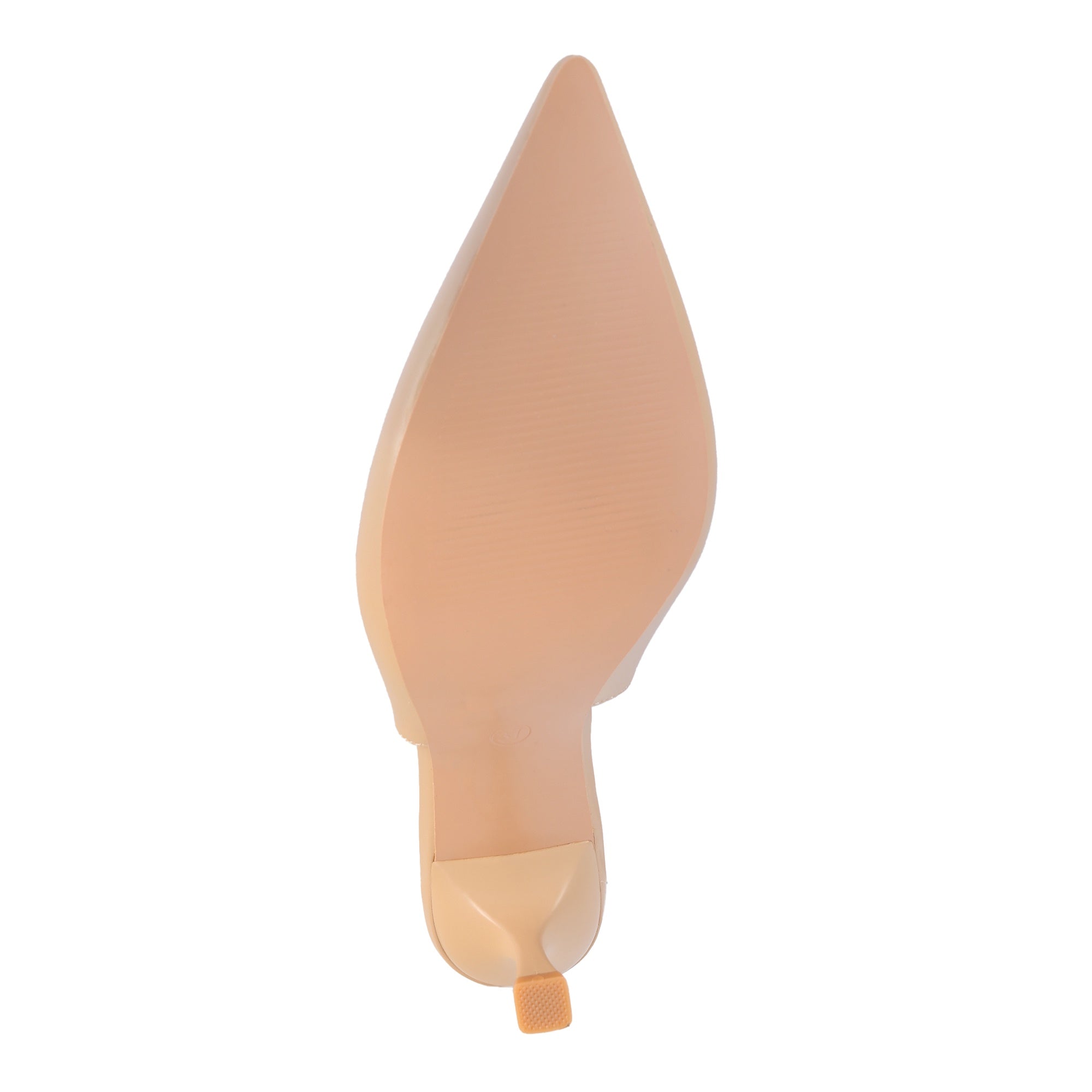 Decolletè in simil pelle tacco 7 cm Kaki