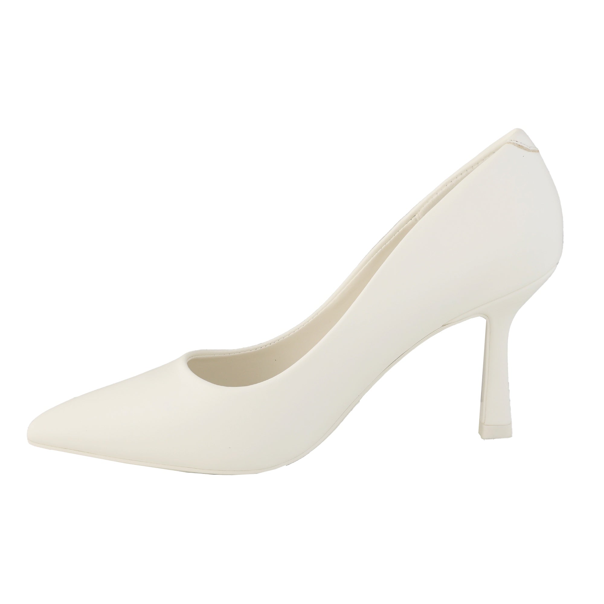 Dècolletè pumps con tacco a rocchetto Bianco