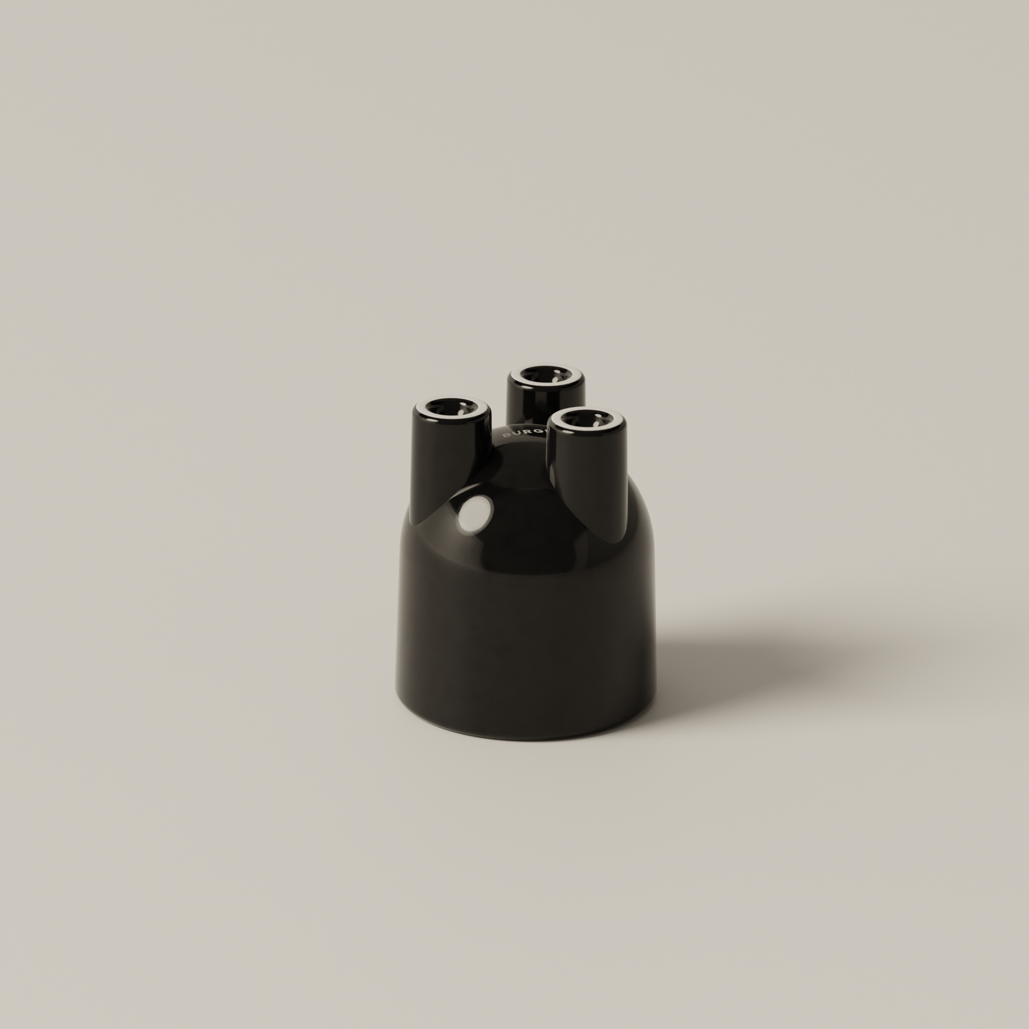 CUP WITH SAUCER - BLACK