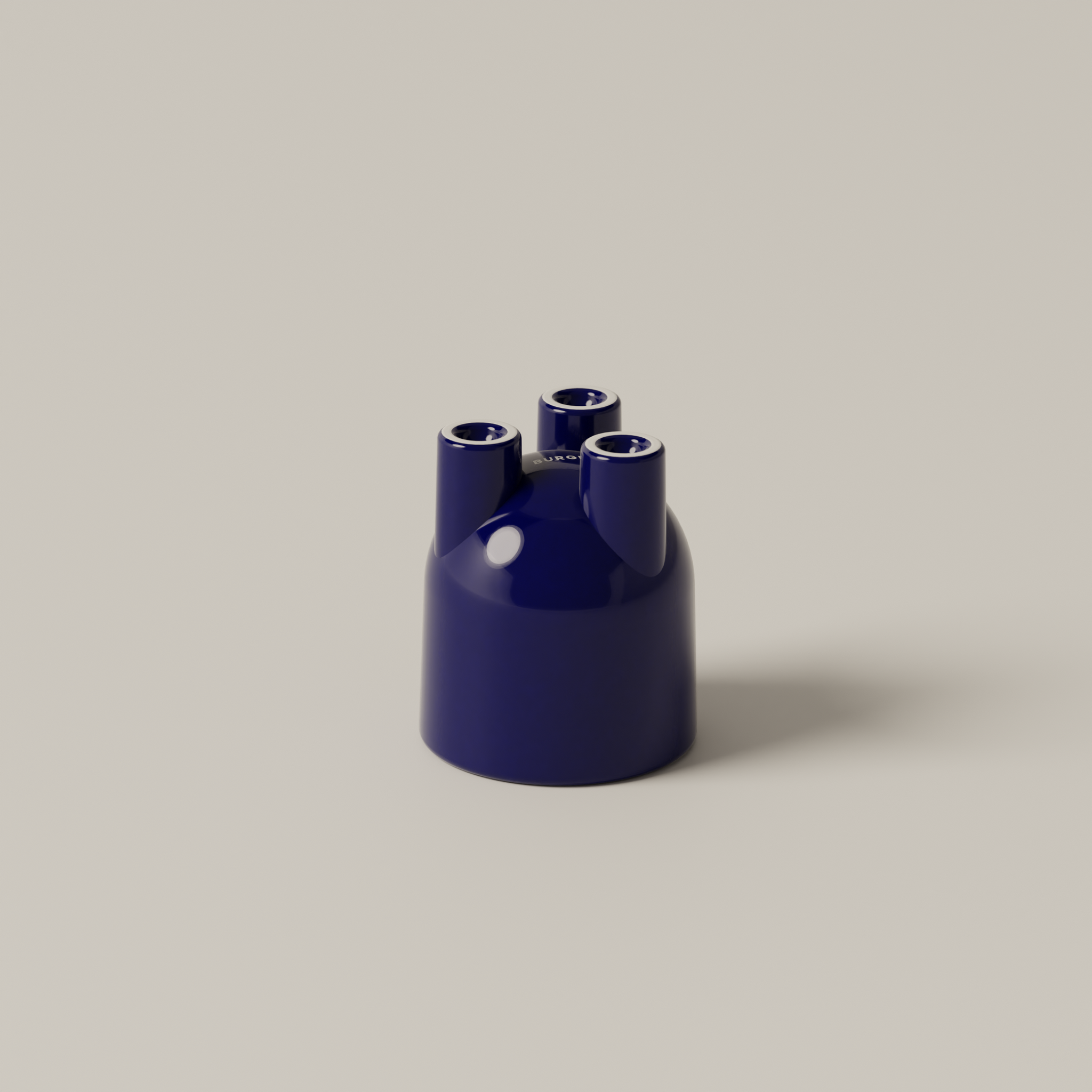 CUP WITH SAUCER - COBALT
