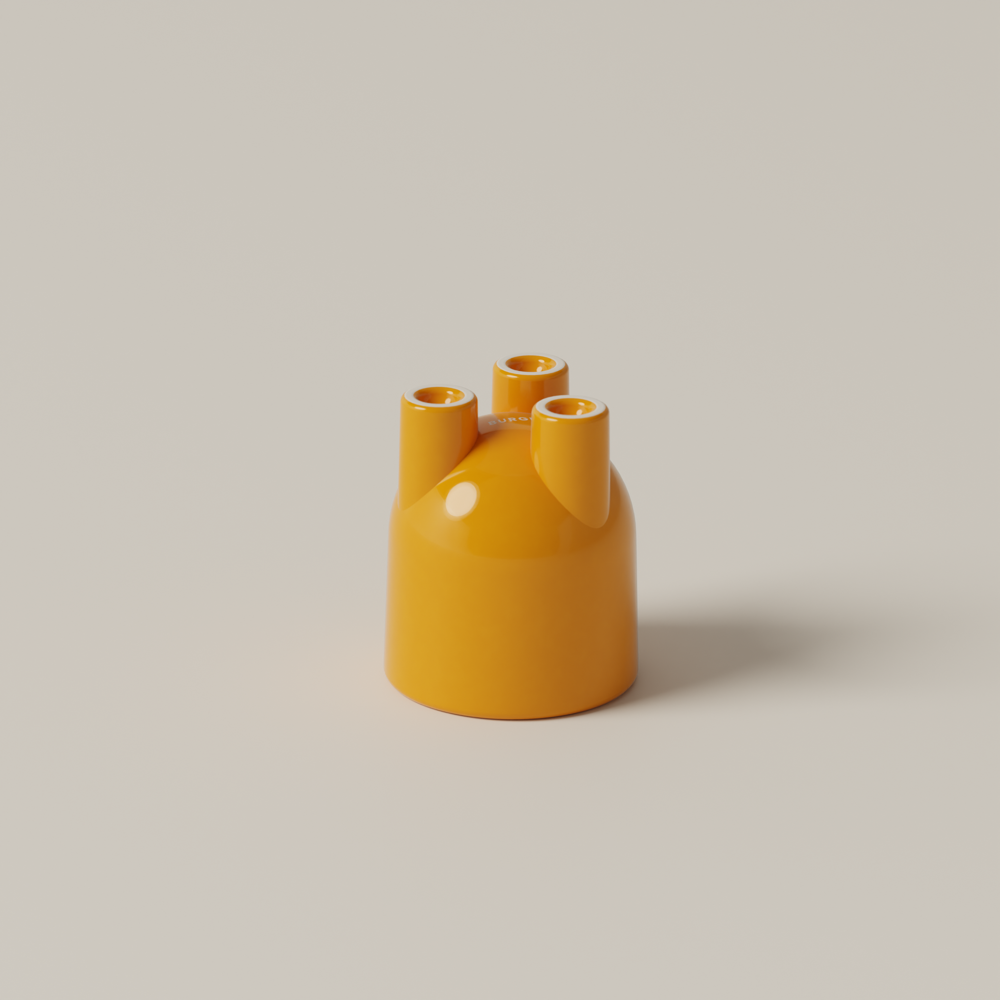 CUP WITH SAUCER - MANGO